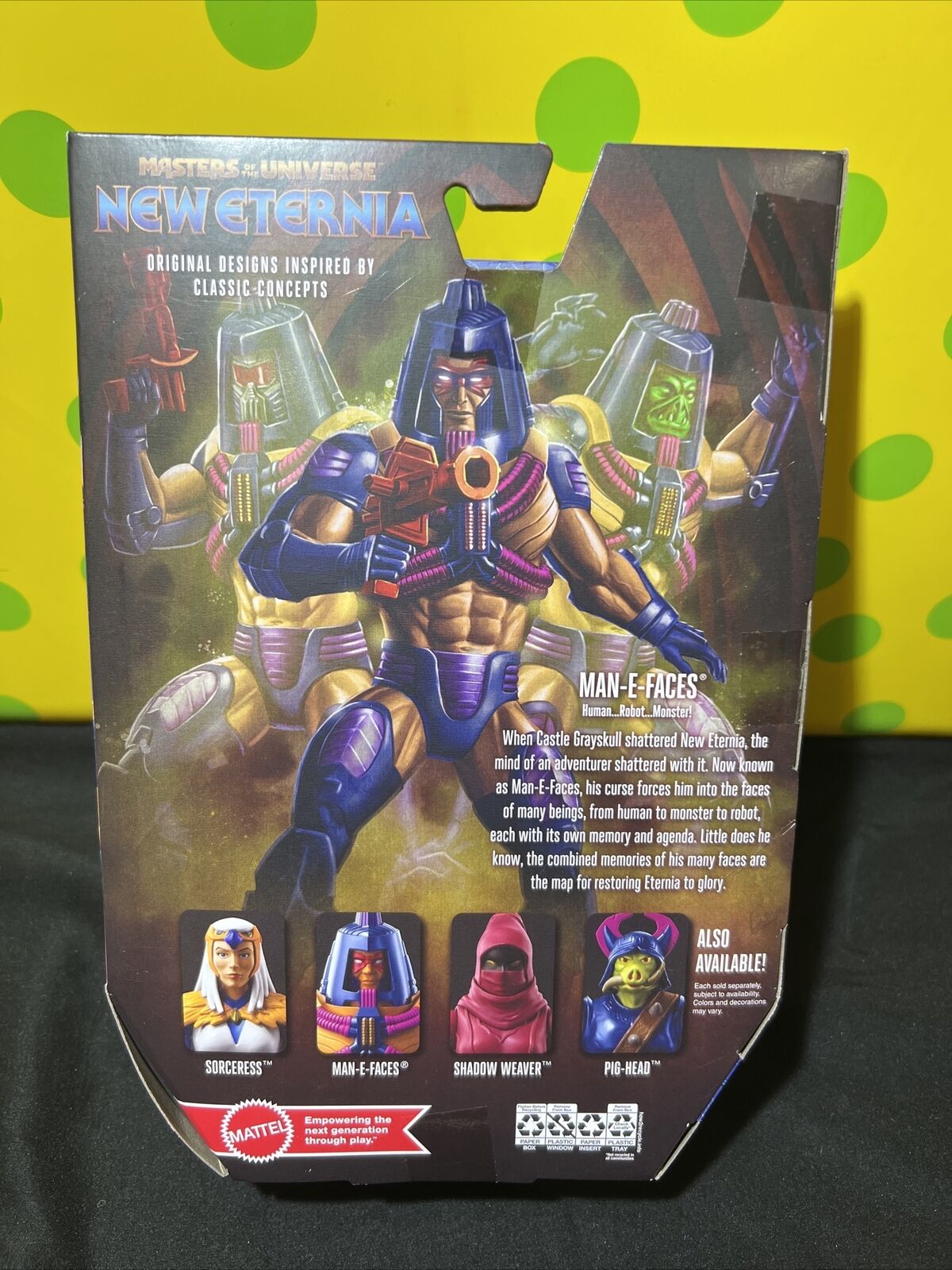 Mattel Collectibles: Masters of the Universe Man-E-Faces 7" Action Figure...