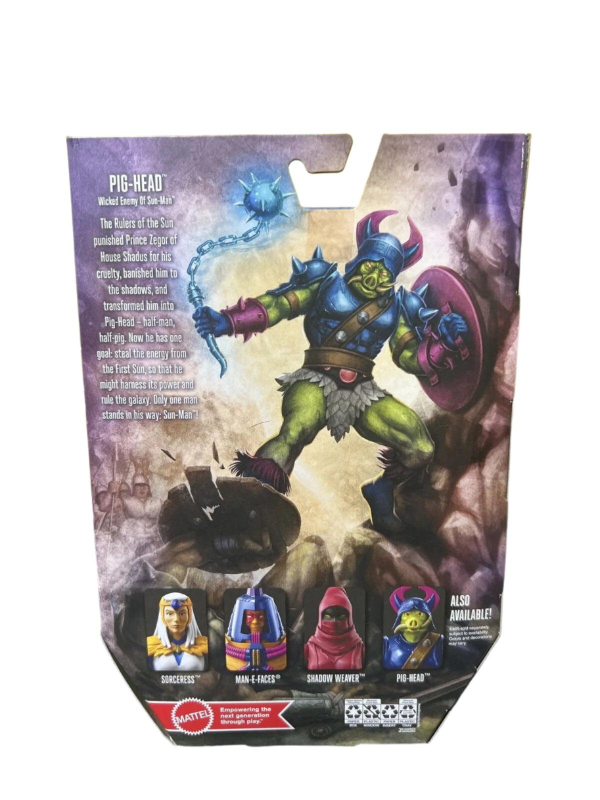 Mattel Master of the Universe Masterverse Pig Head He-Man Action Figure