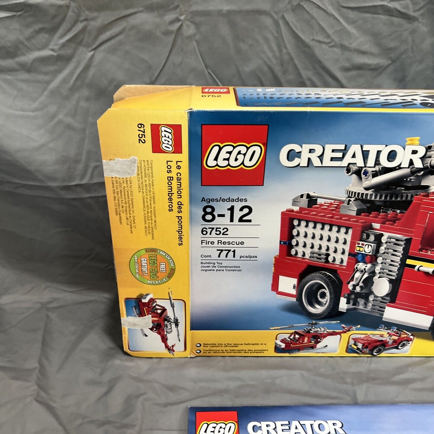 LEGO CREATOR: Fire Rescue (6752) Complete in box Used