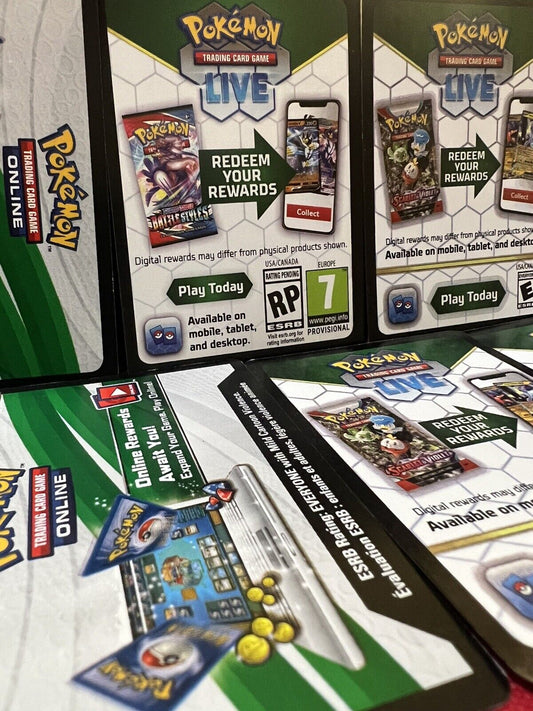 25 Pokémon TCG LIVE Codes : Random. Sent Directly to you Via eBay Messages Pic