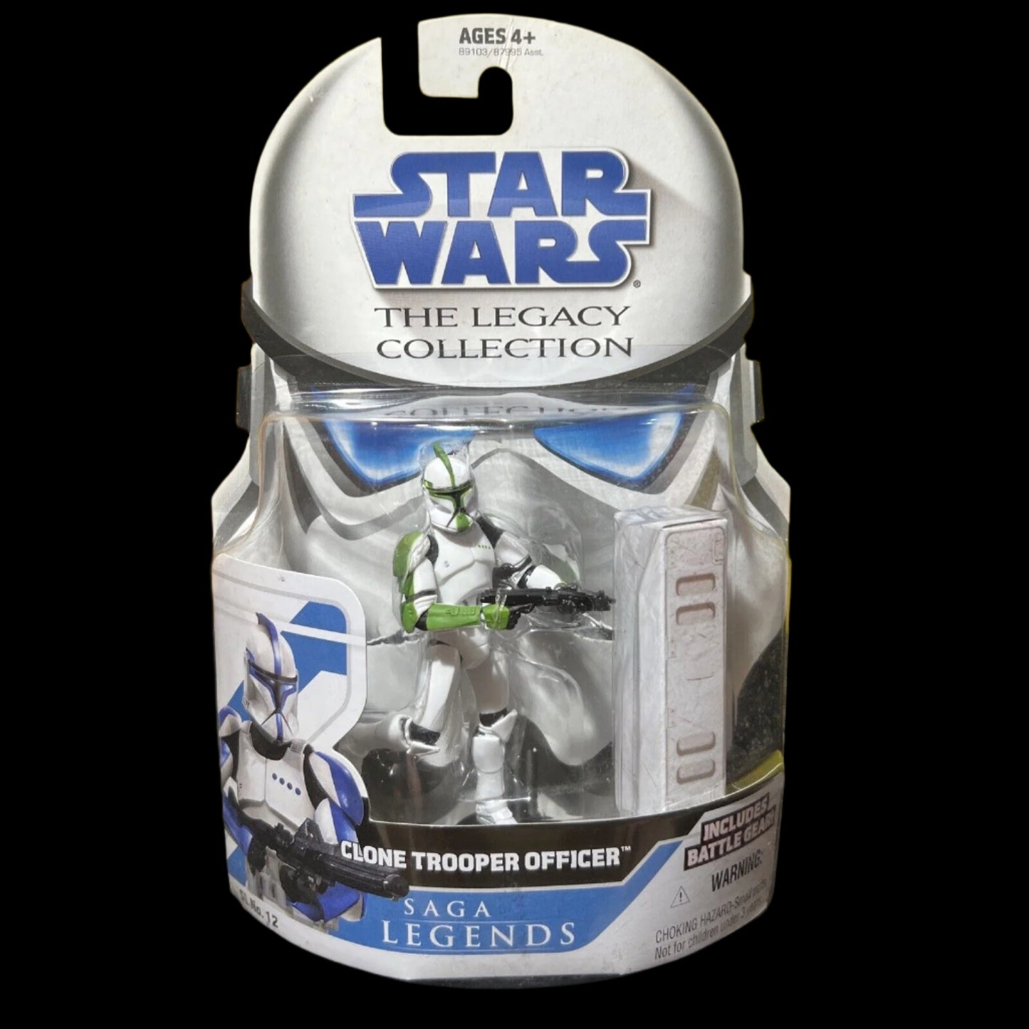 Star Wars Legacy Collection Clone Trooper Officer SL12 Green Figure 2008
