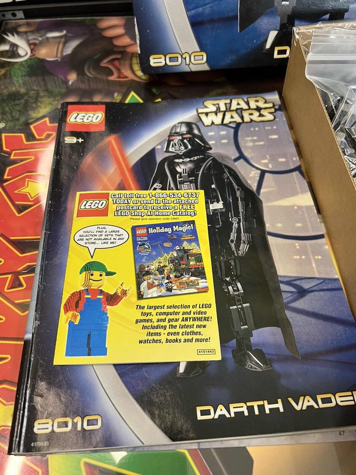 LEGO Star Wars: Darth Vader (8010) With box Manual And Inserts