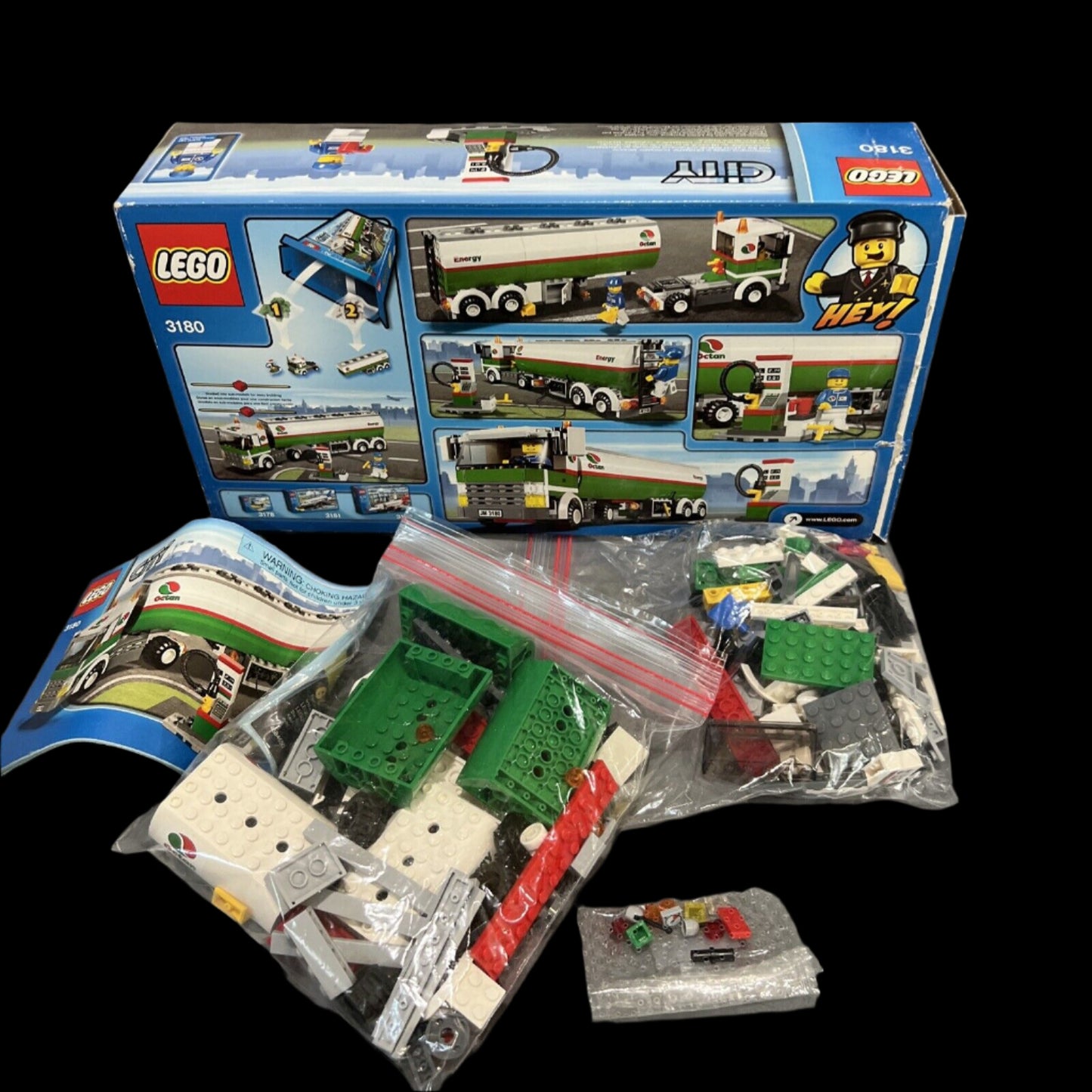 LEGO CITY: Tank Truck (3180) Used