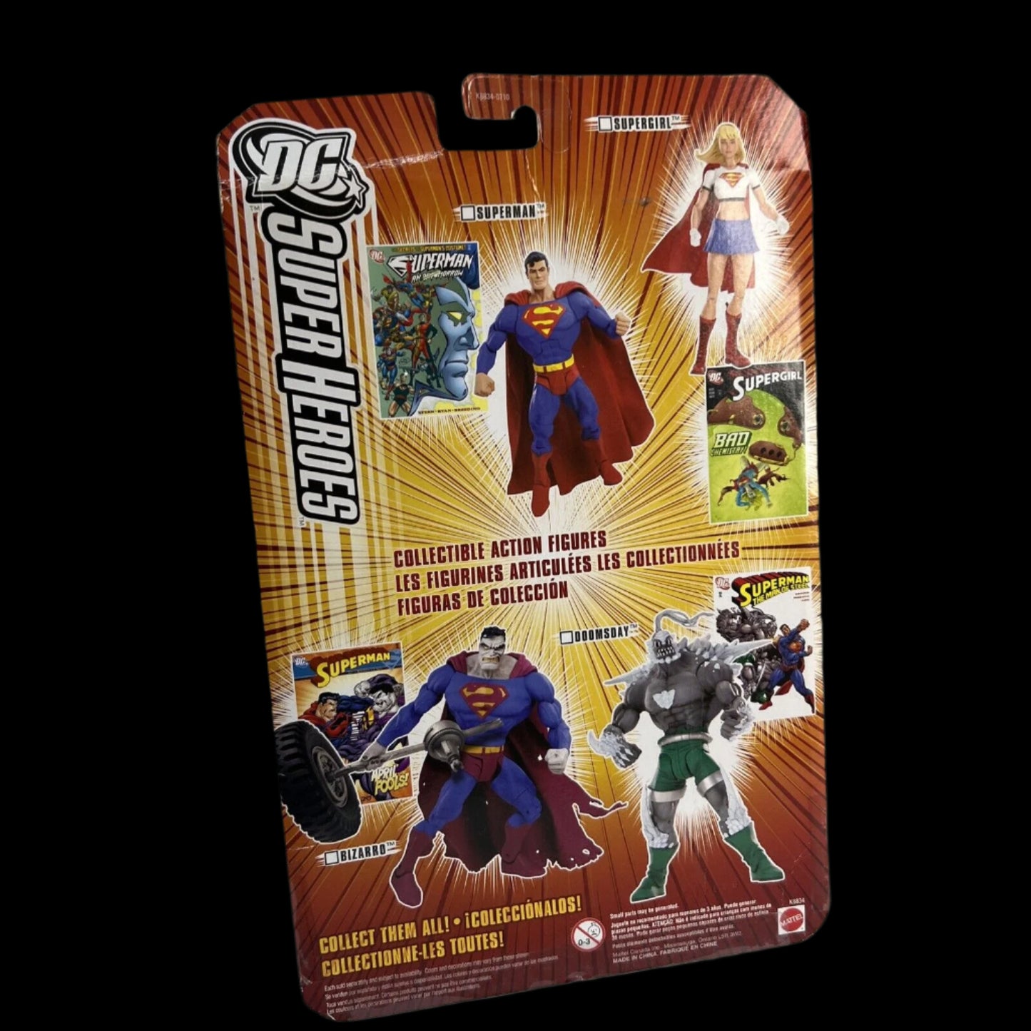 SUPERMAN SUPER HEROES - MULTI-POSEABLE FIGURE 2006 - MATTEL DC - UNOPENED 8