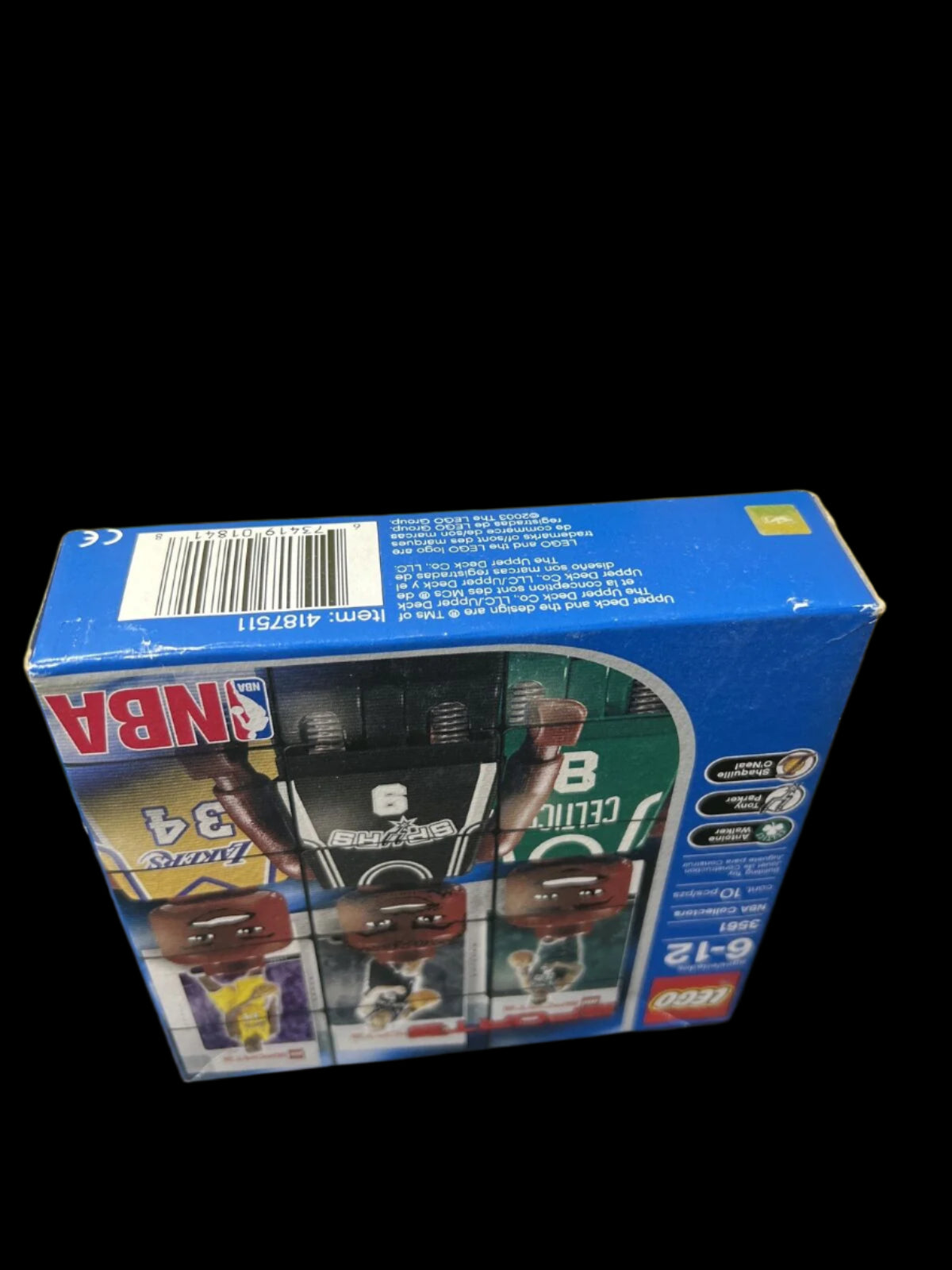 LEGO Sports: NBA Collectors #2 (3561) Shaquile O’Neal Antoine Walker Tony Parker