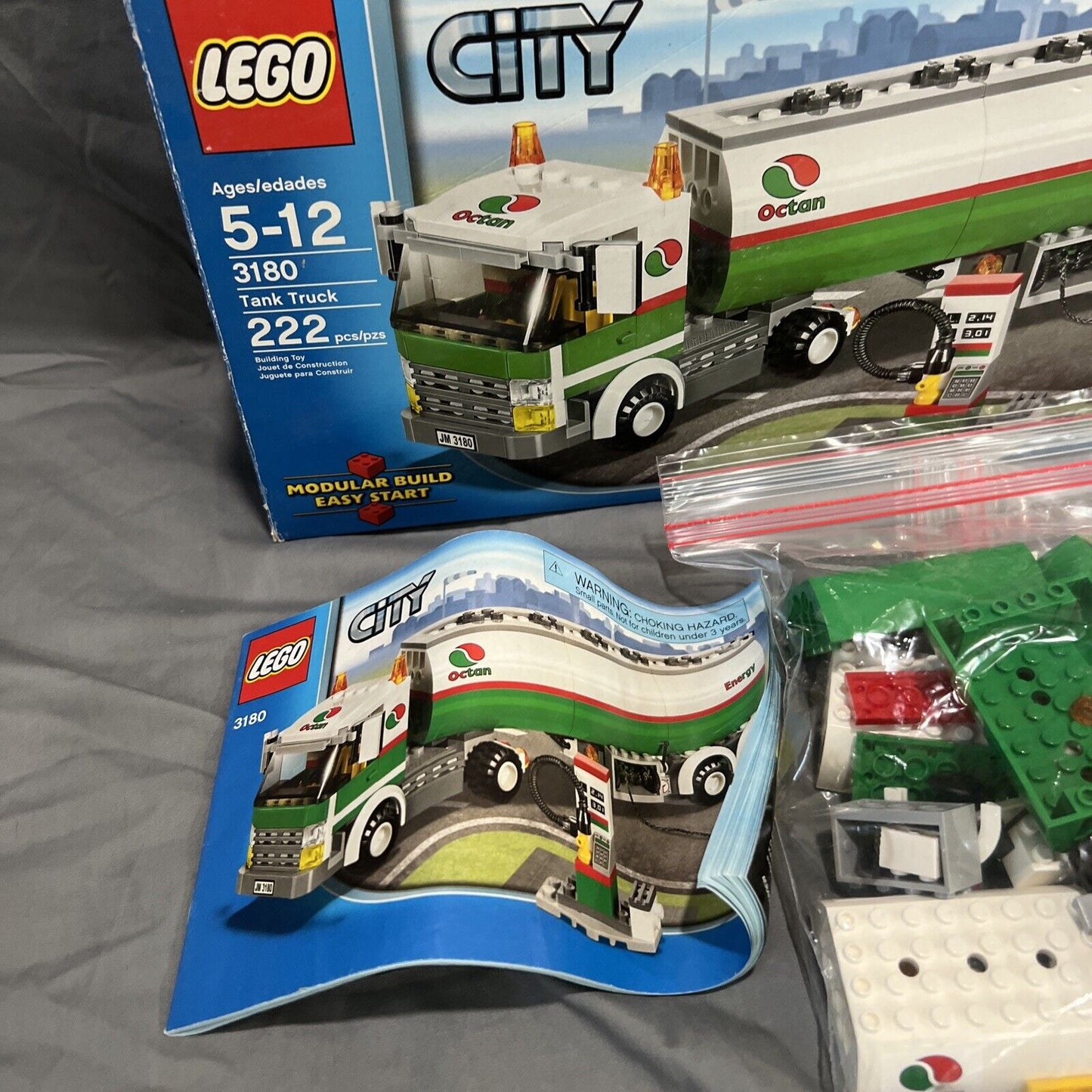 LEGO CITY: Tank Truck (3180) Used