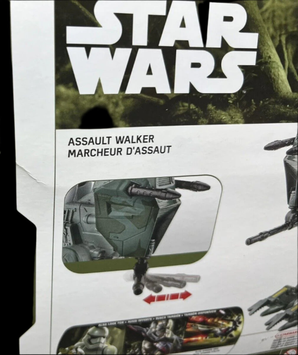 STAR WARS Force Awakens Vehicle Assault Walker + Stormtrooper Sergeant Figure