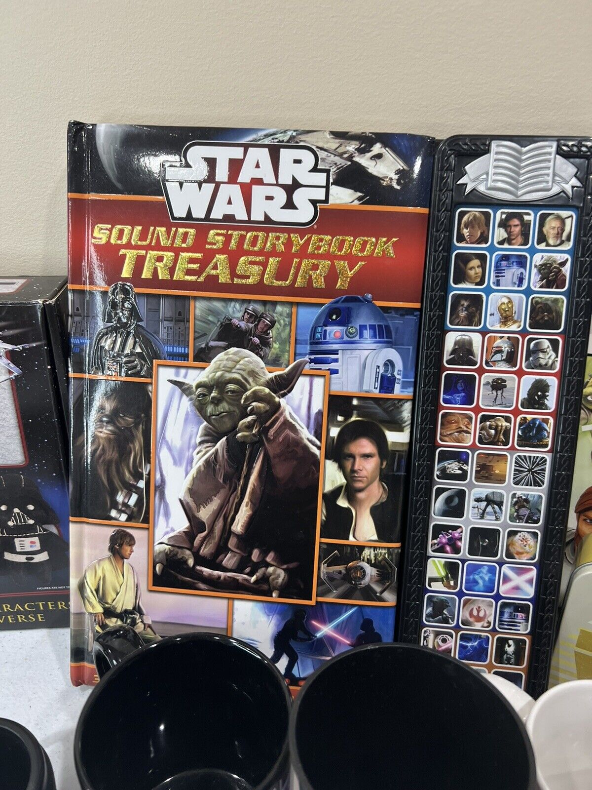 HUGE NEW STAR WARS LOT! BOBBLE HEAD, bb-8 CLOCK SEWING KIT AND MORE! BEST GIFT!