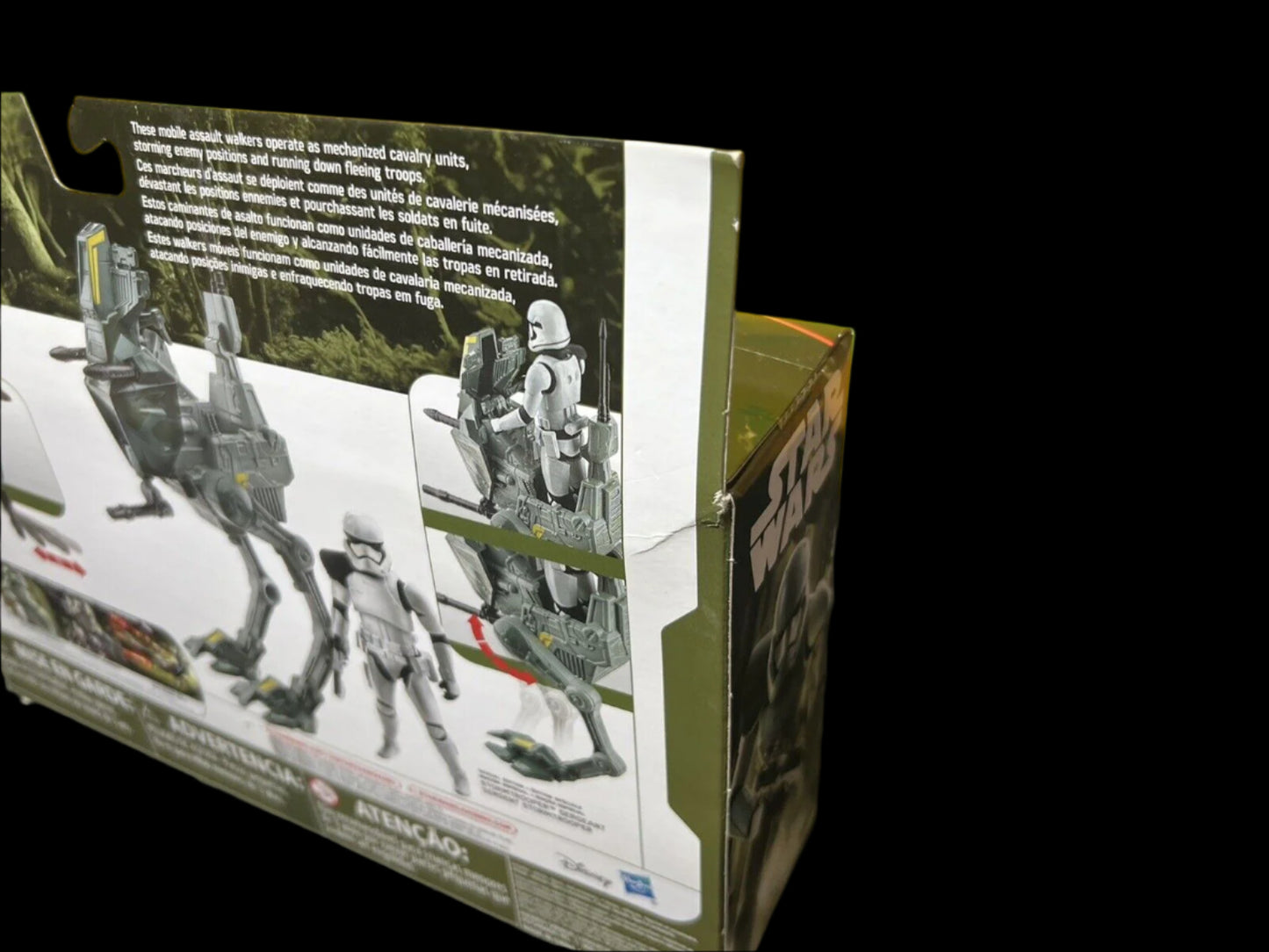 STAR WARS Force Awakens Vehicle Assault Walker + Stormtrooper Sergeant Figure