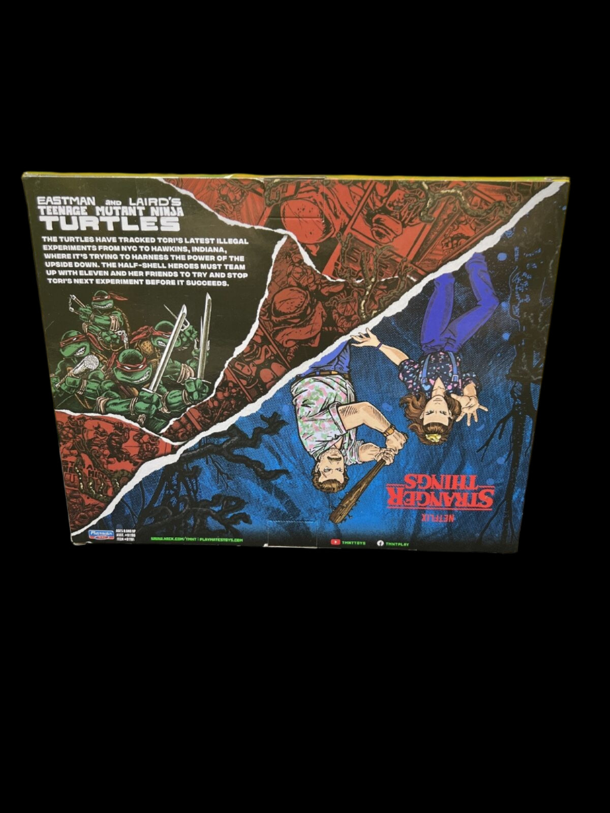 Playmates TMNT Teenage Mutant Ninja Turtles Stranger Things Leonardo Eleven NEW