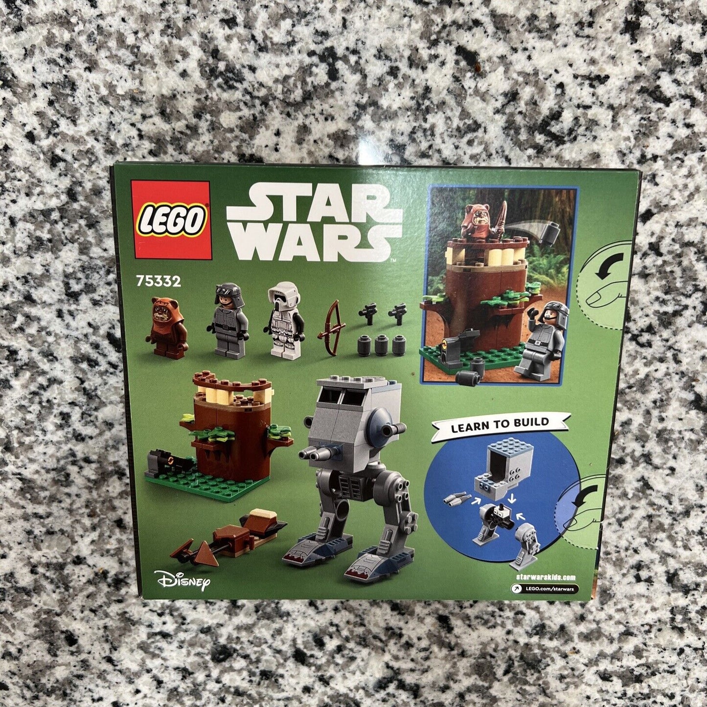 LEGO Star Wars: AT-ST (75332) With Ewok Scout Trooper And Speeder Bike