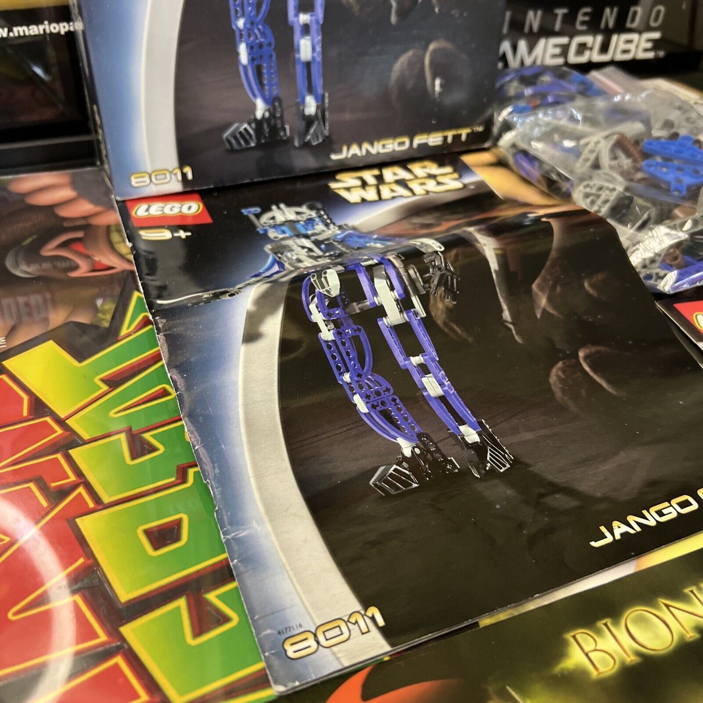 Lego Star Wars Jango Fett (8011) With Box Manual And Inserts!