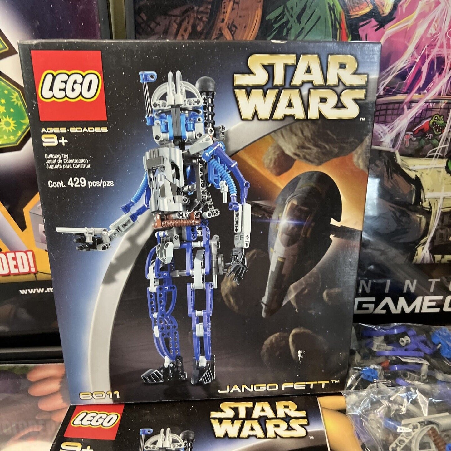 Lego Star Wars Jango Fett (8011) With Box Manual And Inserts!