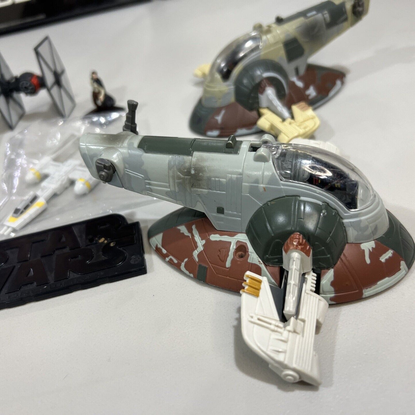 x2 96 SLAVE 1 ACTION FLEET Y-WING AT-AP CLONE WALKER TIE FIGHTER MORE STARWARS