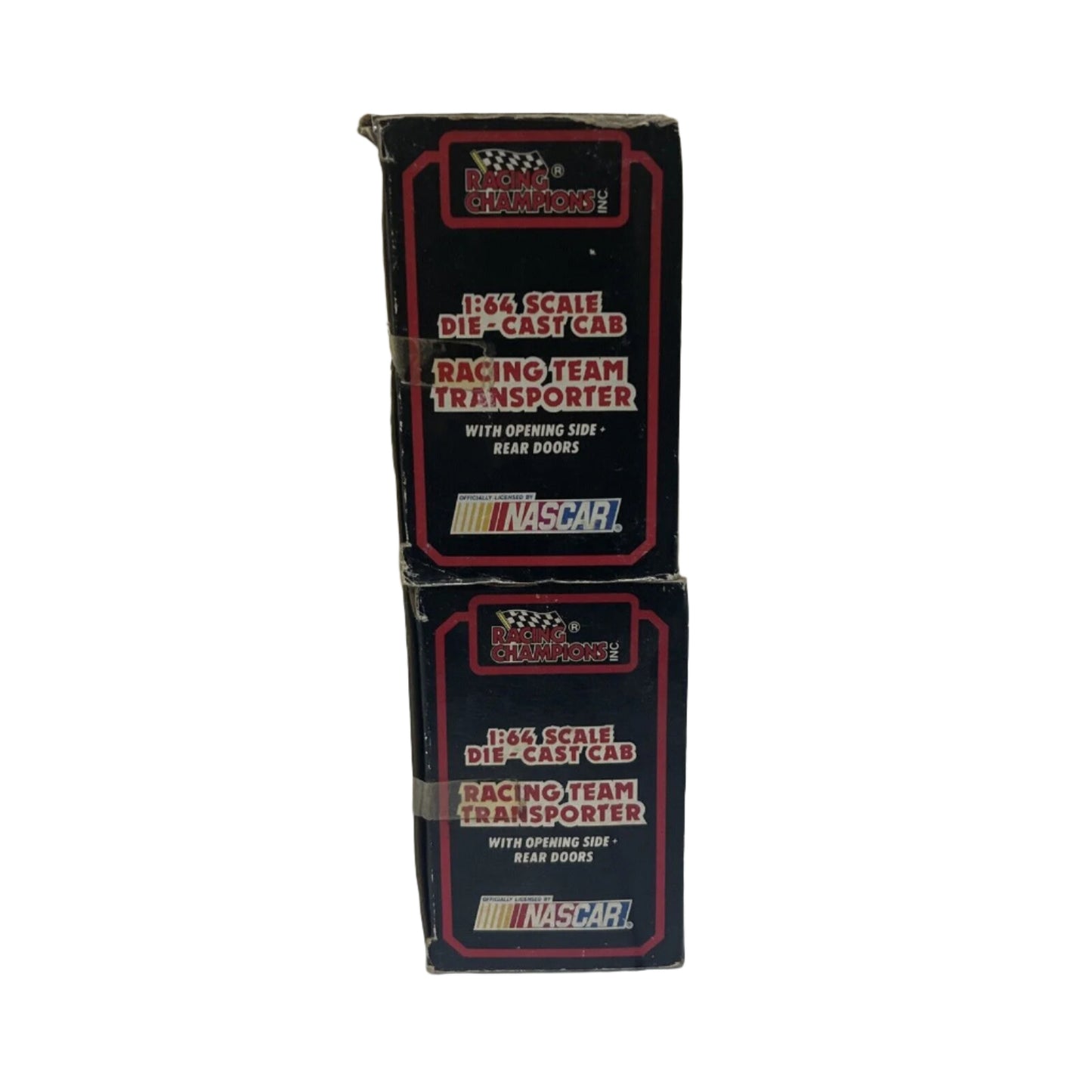 x2 1:64 DIE CAST SEMI-TRUCK RACING TEAM TRANSPORTER CHAMPIONS NASCAR DAVE BOBBY