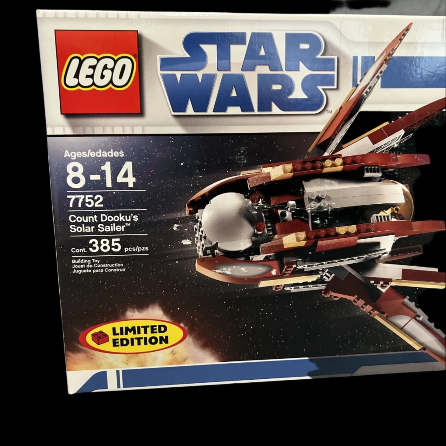 LEGO Star Wars: Count Dooku's Solar Sailer (7752) FREE INSURED SHIPPING