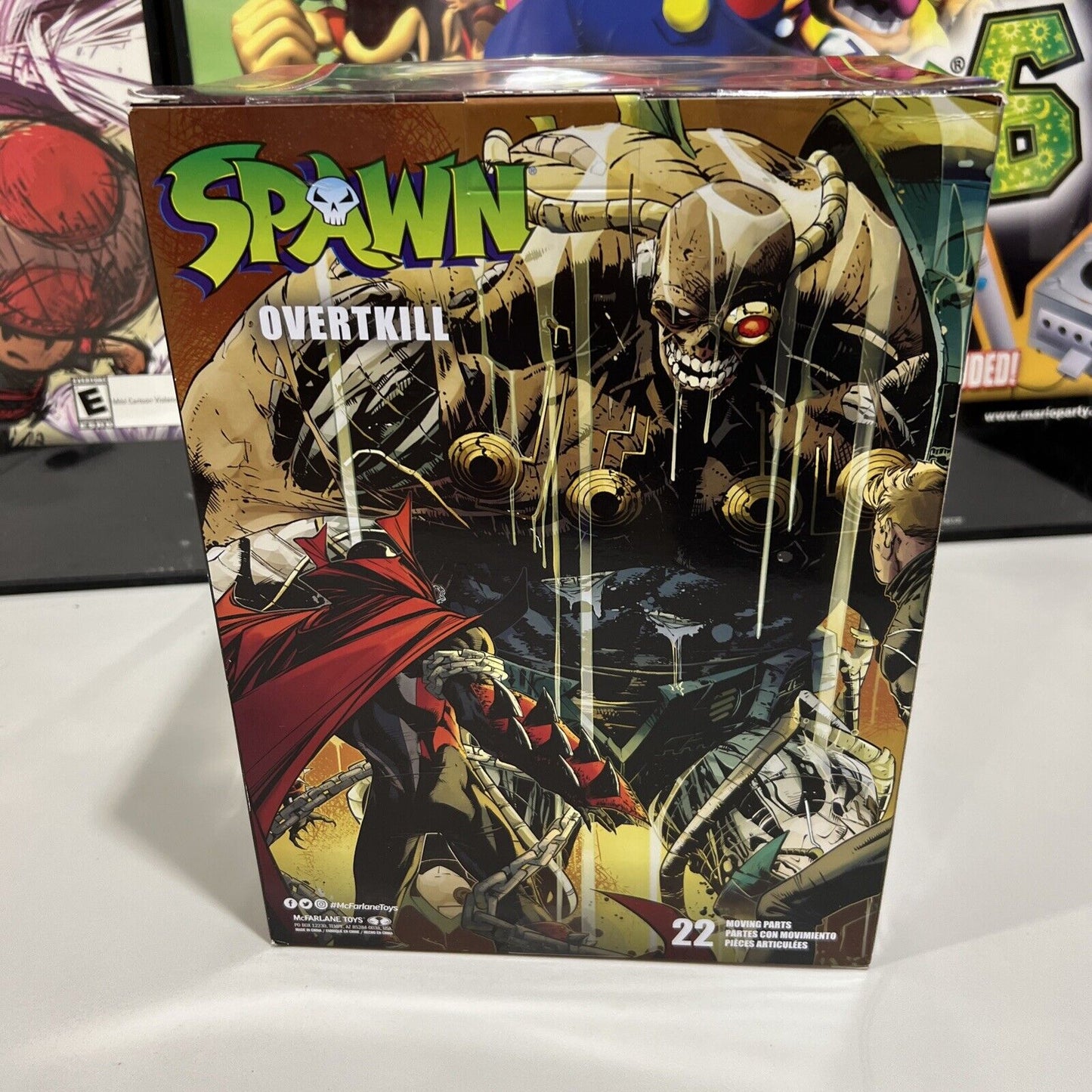 SPAWN OVERTKILL MEGAFIG Action Figure McFarlane Toys , New In Box 10