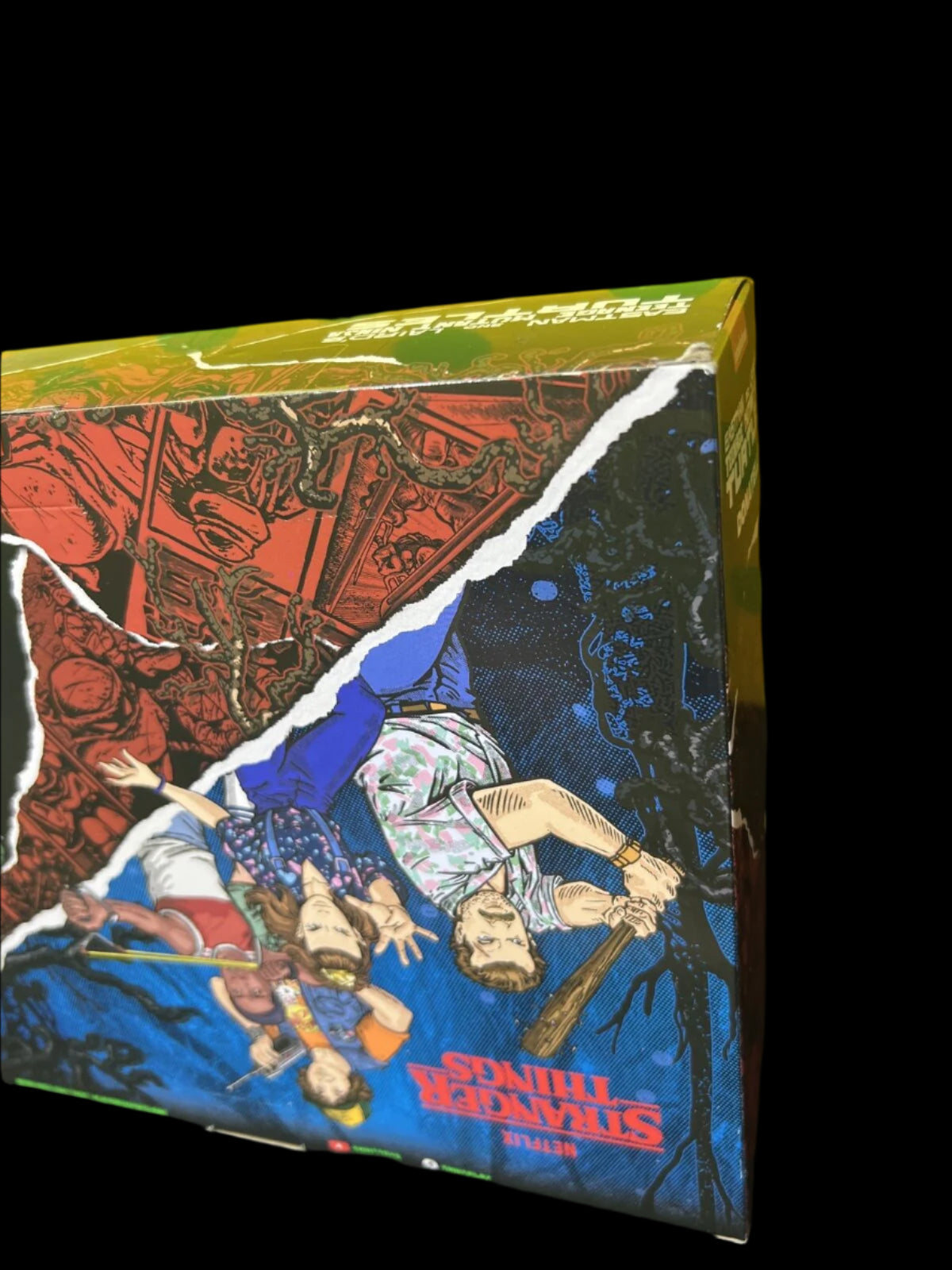 Playmates TMNT Stranger Things Upside Down Remix Lucas and Donatello Netflix