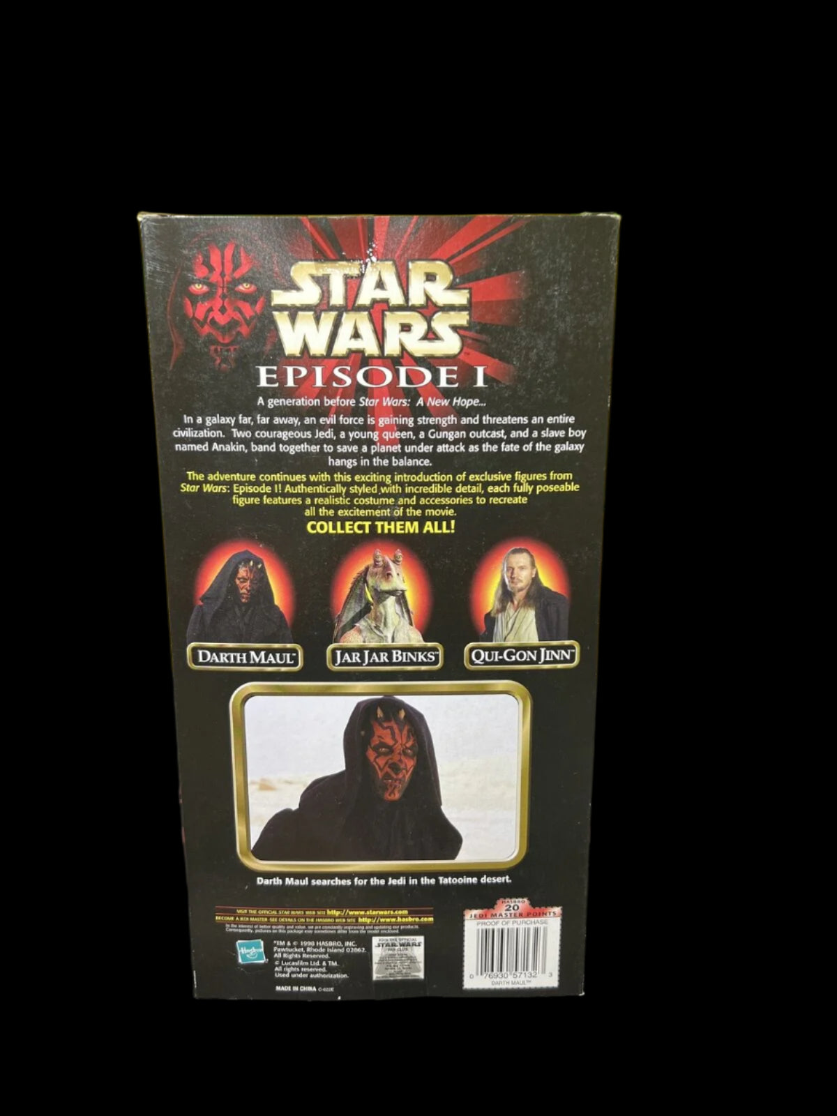 Star Wars Episode I Darth Maul With Lightsaber Action Figure Hasbro The Phantom