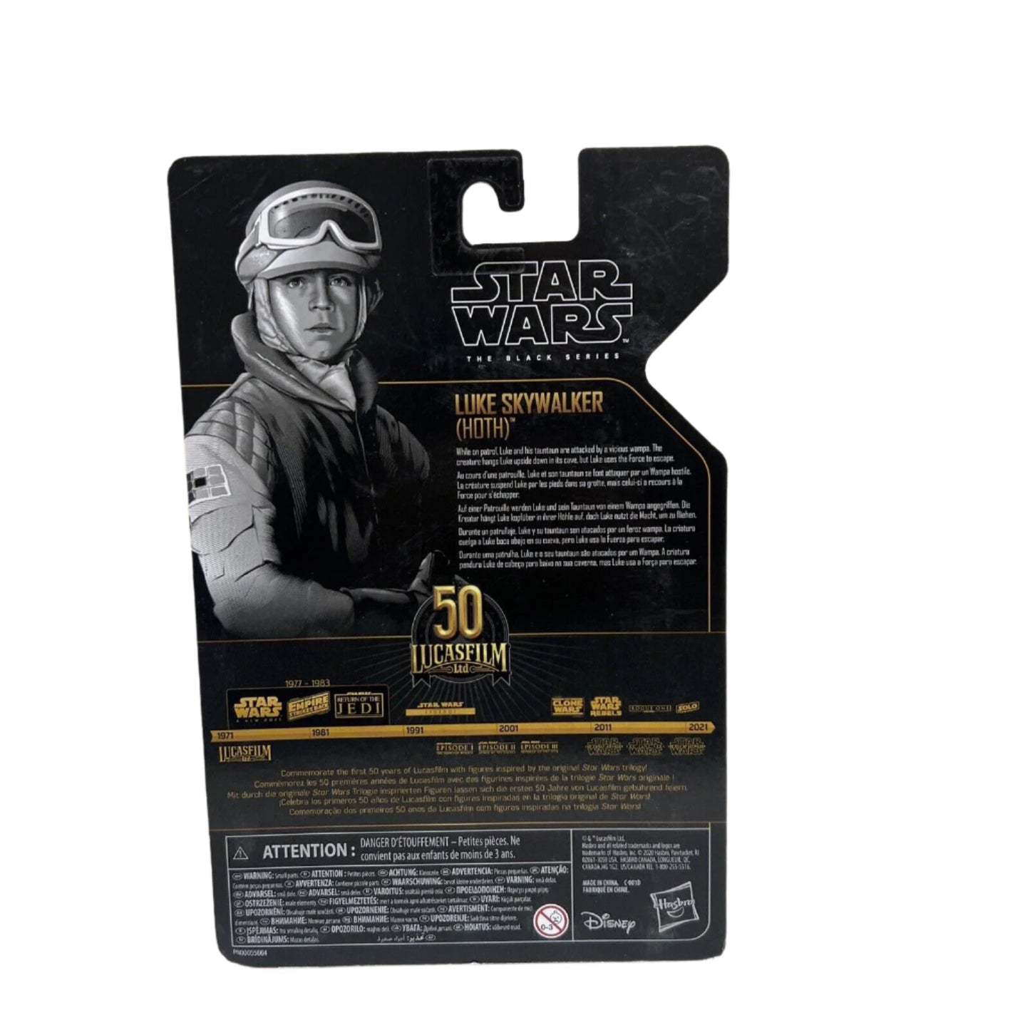 Star Wars The Black Series Archive Luke Skywalker (Hoth) Toy 6-Inch-Scale Star