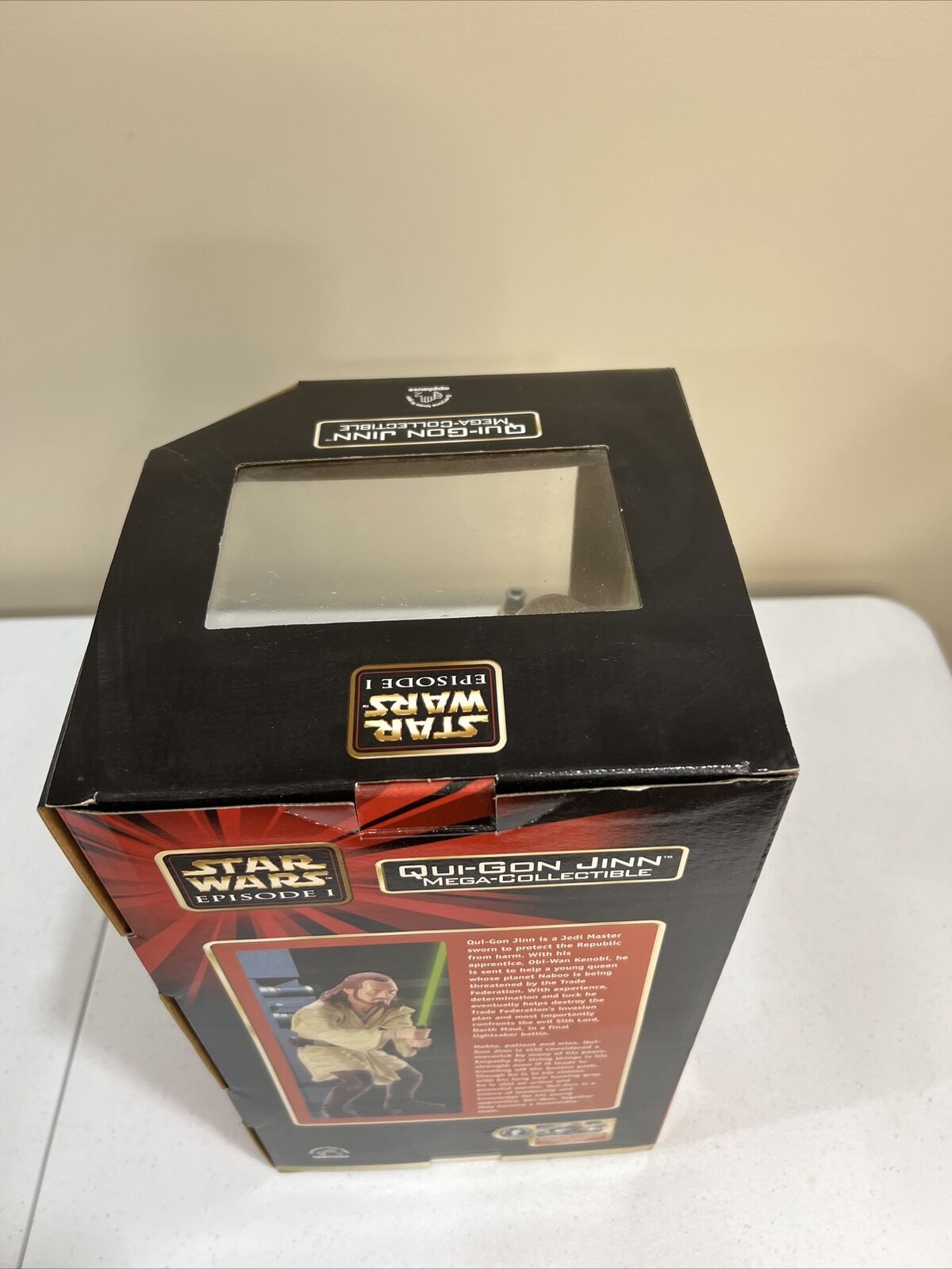 APPLAUSE #01803 Star Wars Phantom Menace "Qui-Gon Jinn" 12" Figure w/certificate