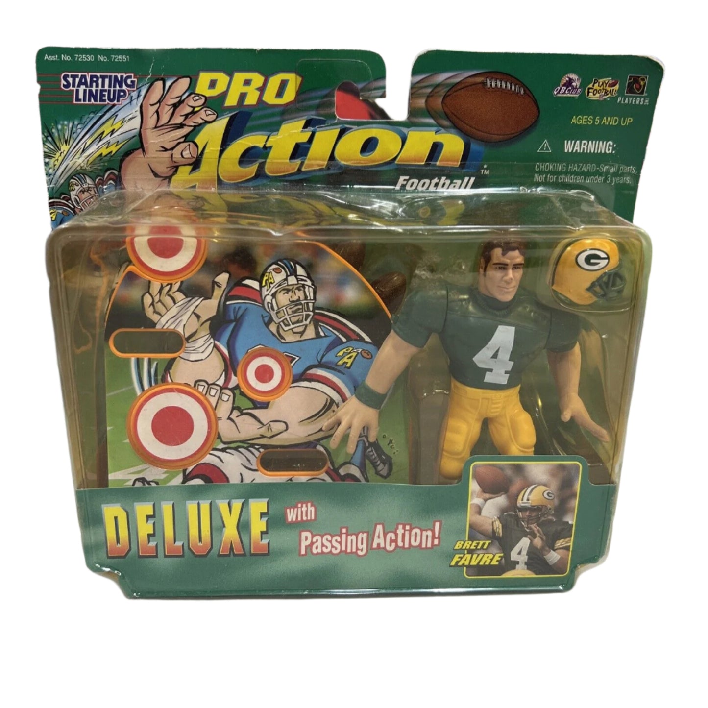 1999 BRETT FAVRE Pro Action Green Bay Packers Starting Lineup NEW