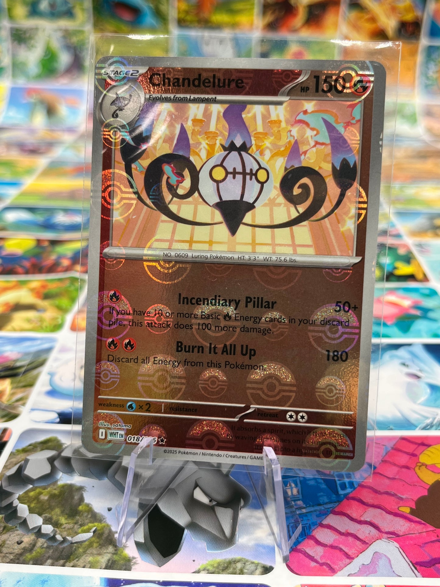 Chandelure (Poke Ball Pattern) - SV: White Flare (WHT) Pokémon Card TCG