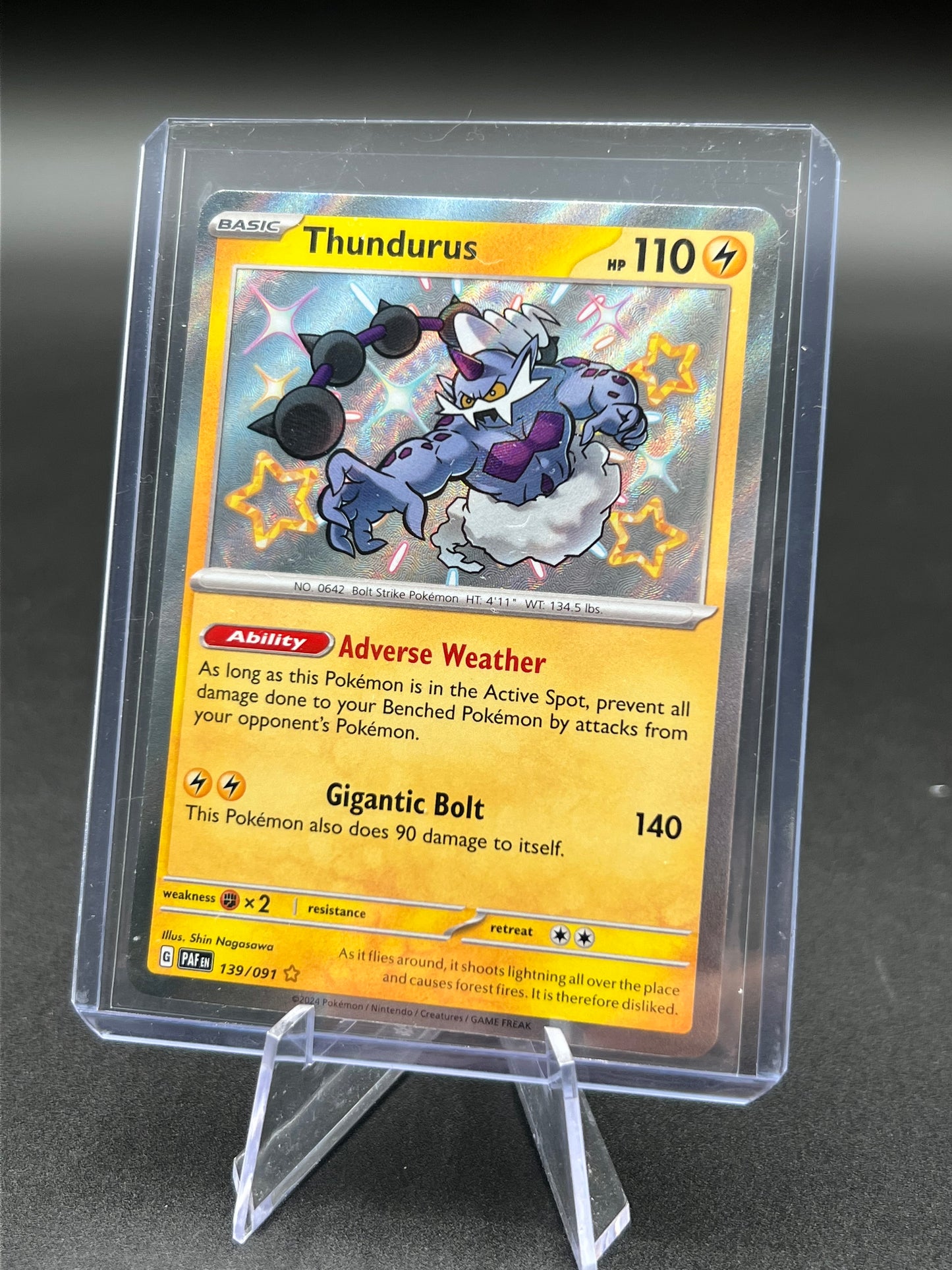 Thundurus - SV: Paldean Fates (PAF) 139/091 Pokémon TCG