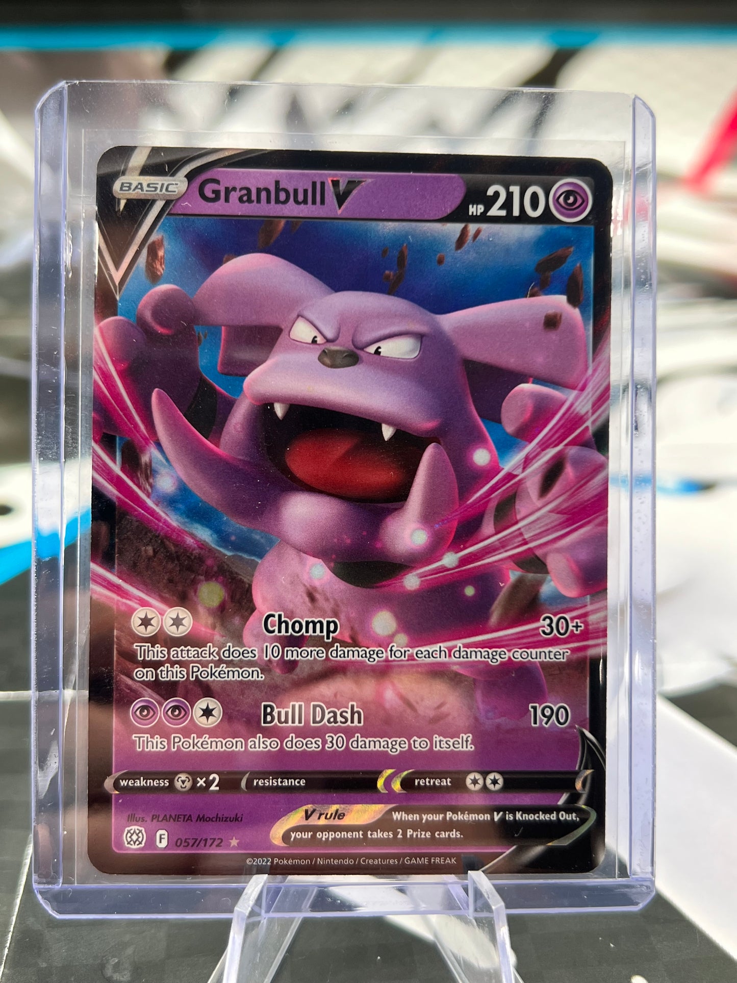 Granbull V 057/172 / Ultra Rare - SWSH09: Brilliant Stars (SWSH09) Pokémon TCG