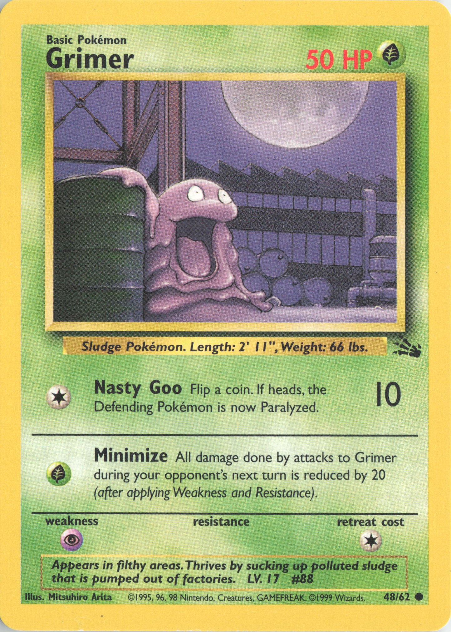 Grimer Unlimited Common Fossil 48/62