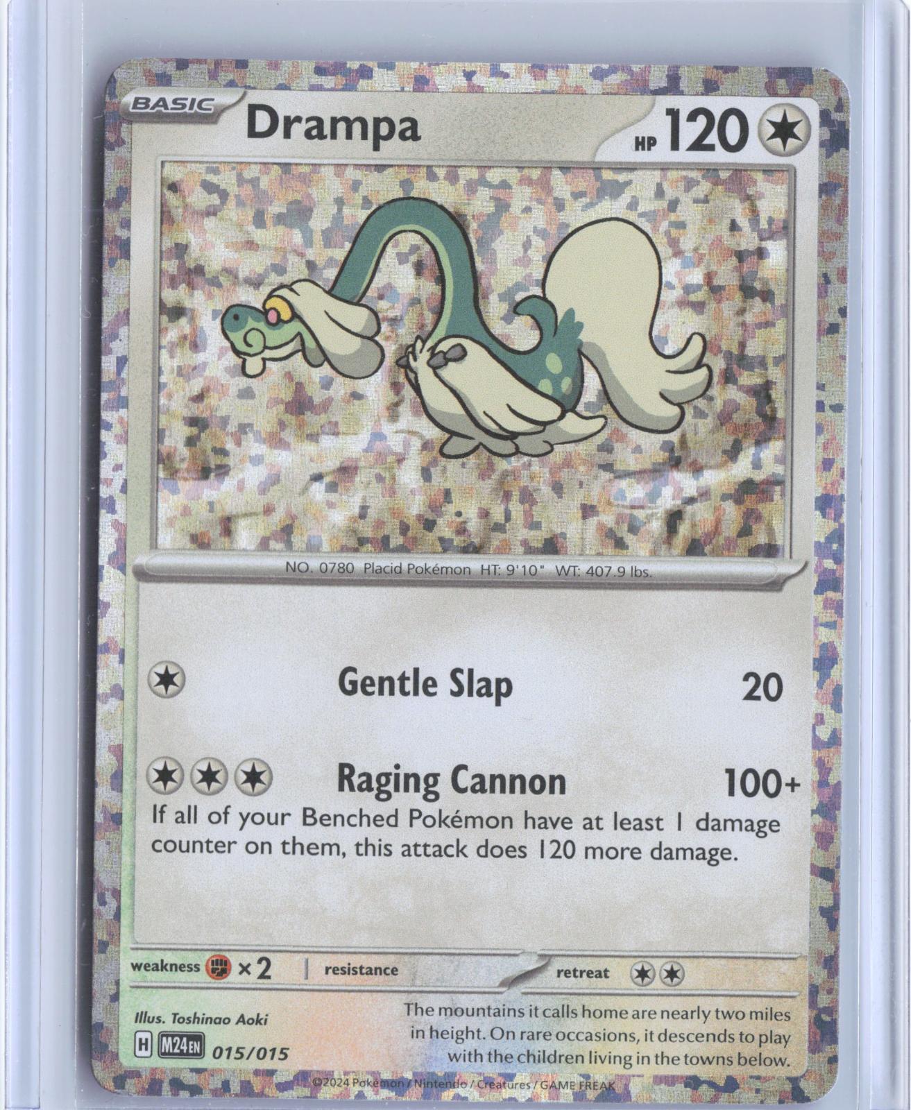 Drampa 015/015 Holo Promo McDonald's Promos 2024 Pokemon