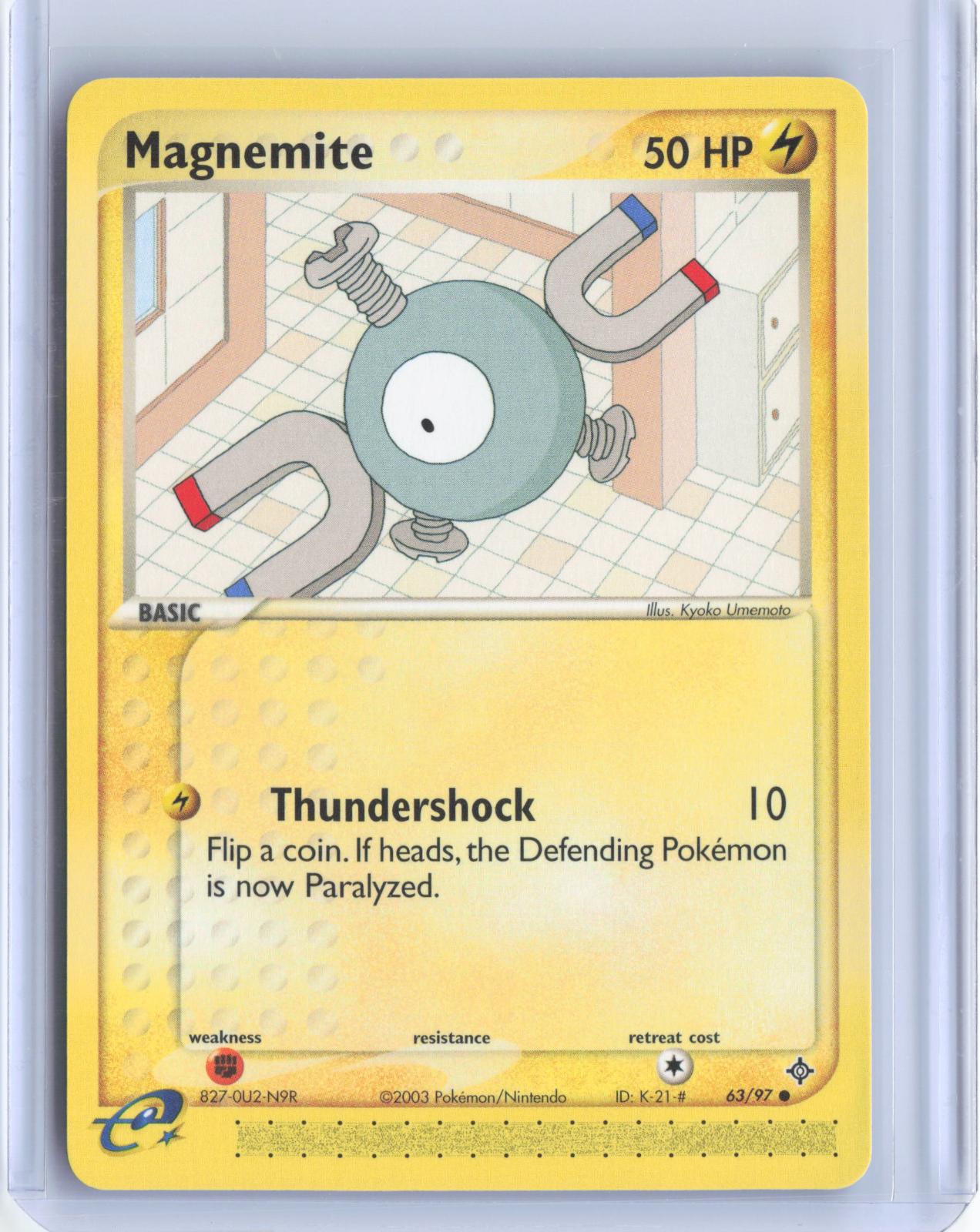 Magnemite 63/97 Common Dragon Pokemon TCG Card