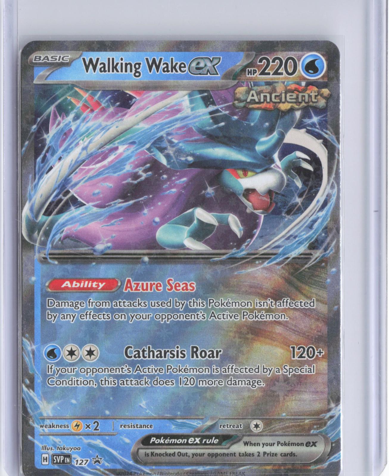 Walking Wake ex 127 Holo Promo Scarlet & Violet Promo Pokemon