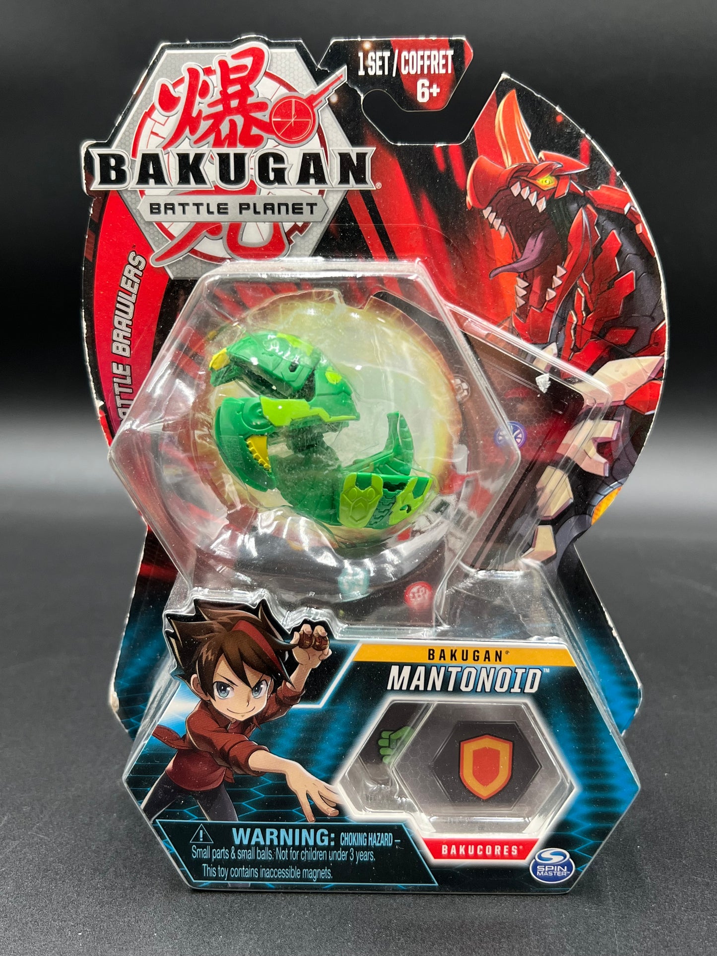 Bakugan, Mantonoid, 2-inch Tall Collectible Transforming Creature, for Ages 6 and Up