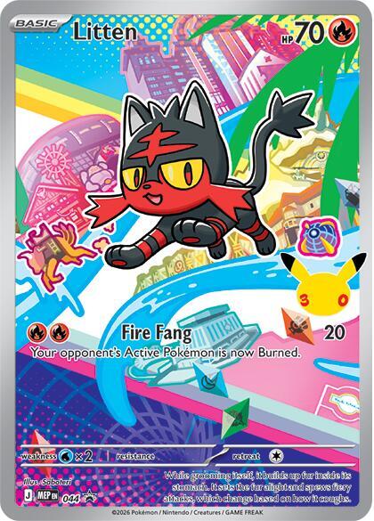 Litten - Holo Promo ME: Mega Evolution Promo 044