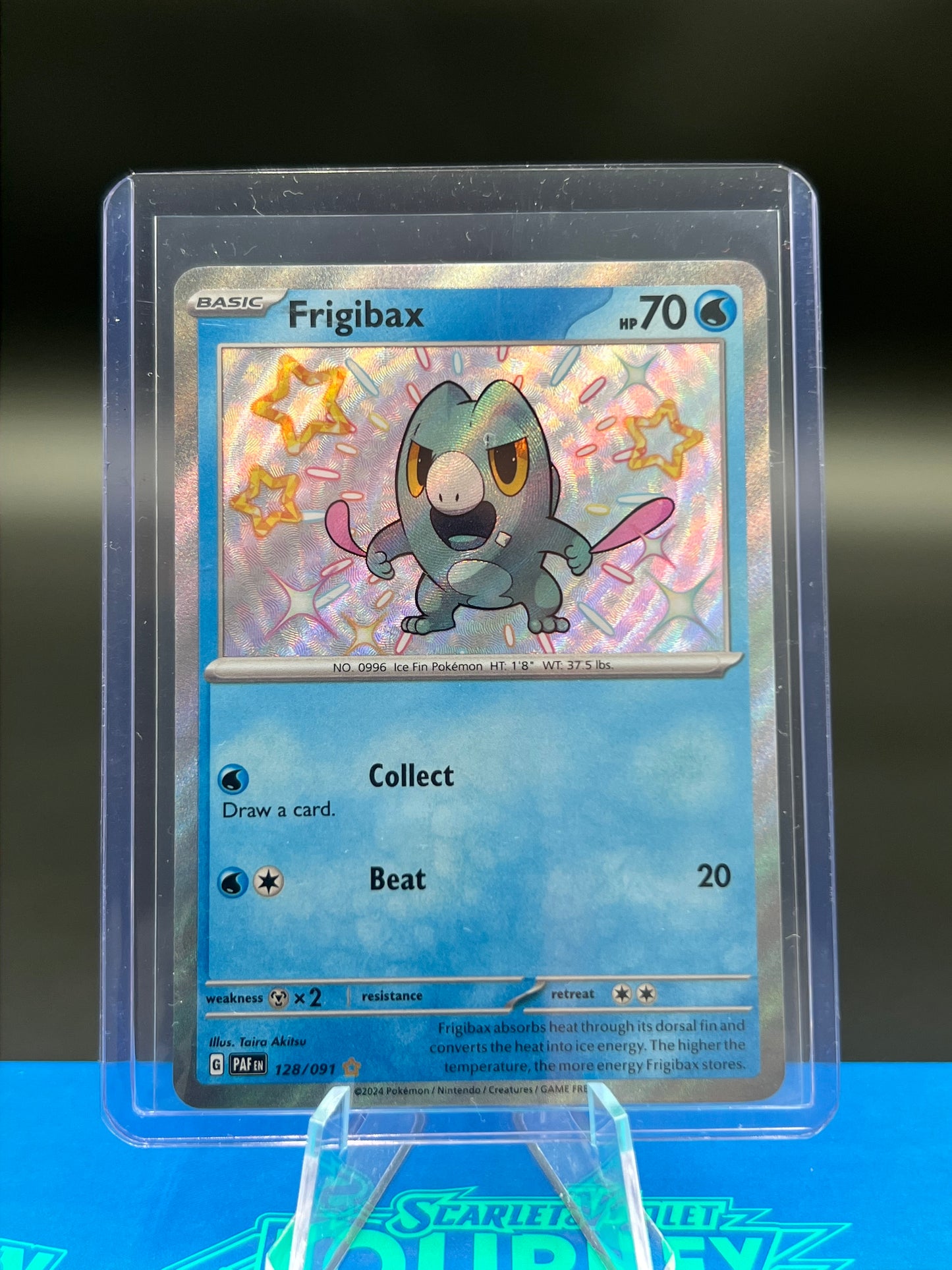 Frigibax - 128/091 - SV: Paldean Fates (PAF) Pokémon TCG