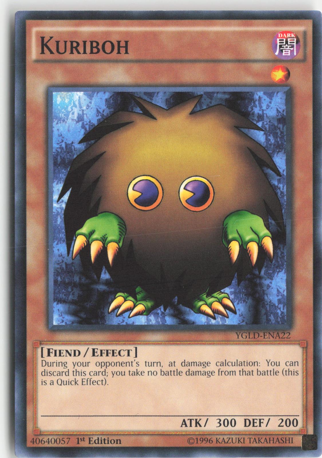 Kuriboh (B) YGLD-ENB15 King of Games: Yugi's Legendary Decks Yu-Gi-Oh 1st Edition