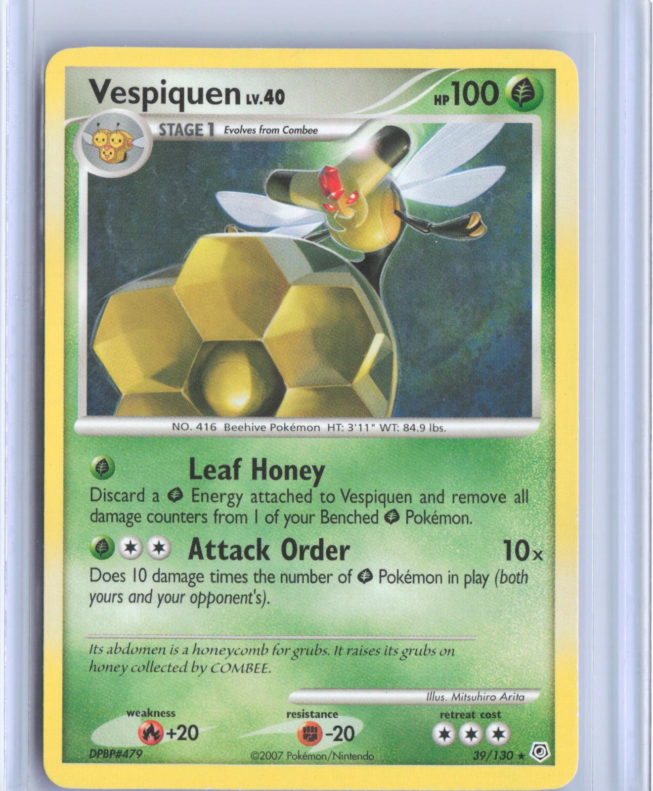 Vespiquen 39/130 Rare Diamond & Pearl Pokemon TCG Card