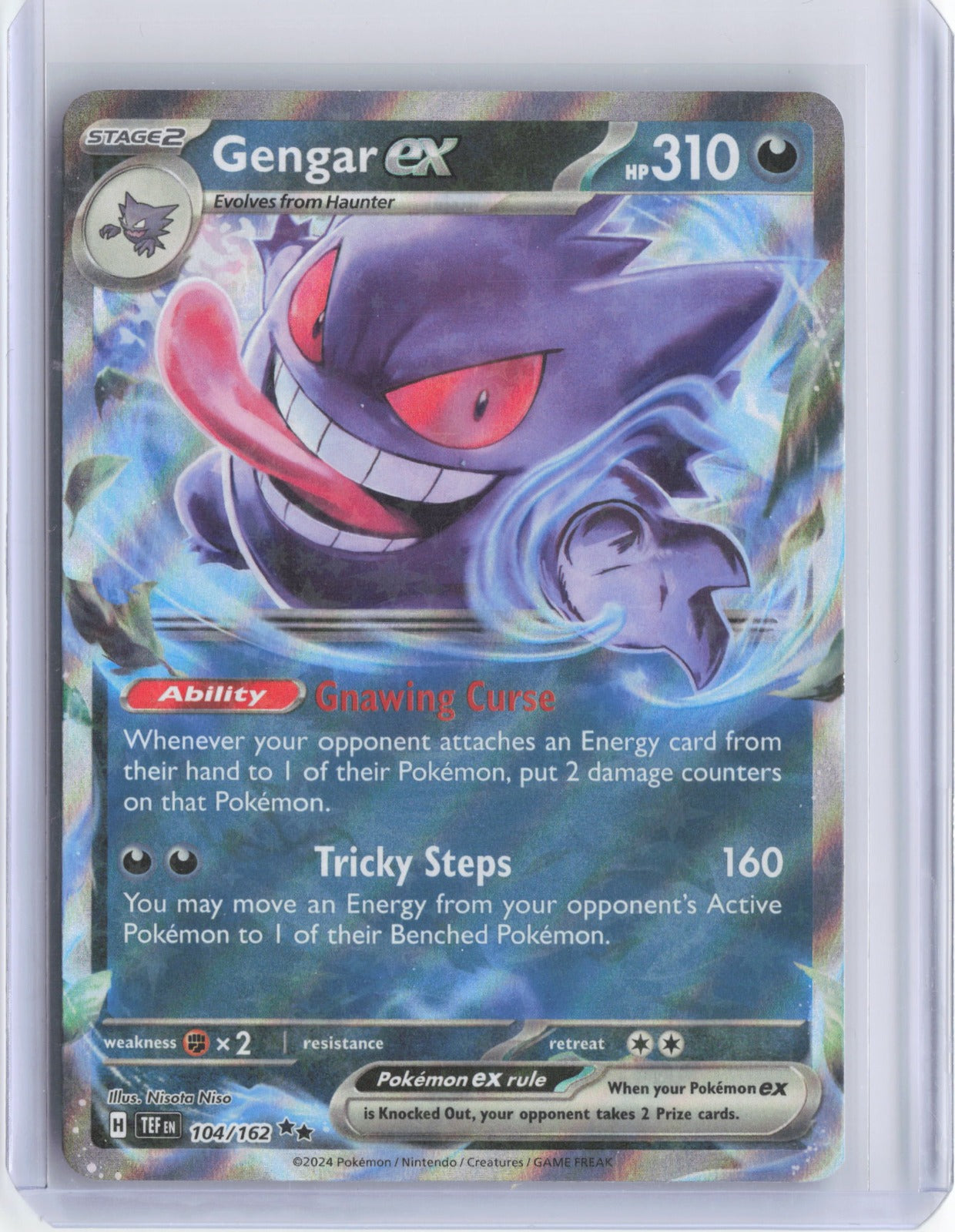 Gengar ex Holo Double Rare SV05: Temporal Forces 104/162