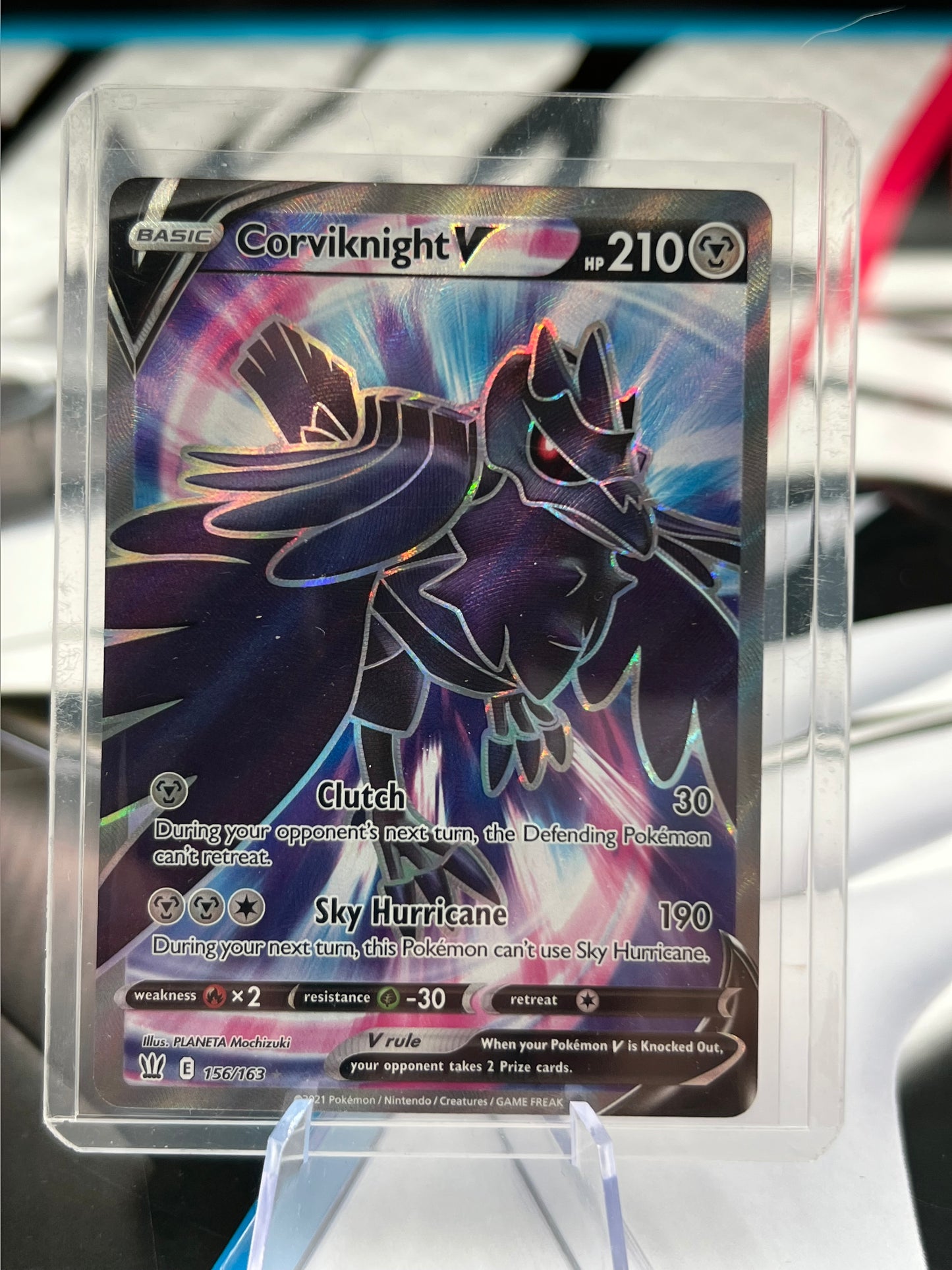 Corviknight V 156/163 / Ultra Rare (Full Art) - SWSH05: Battle Styles (SWSH05) Pokémon TCG
