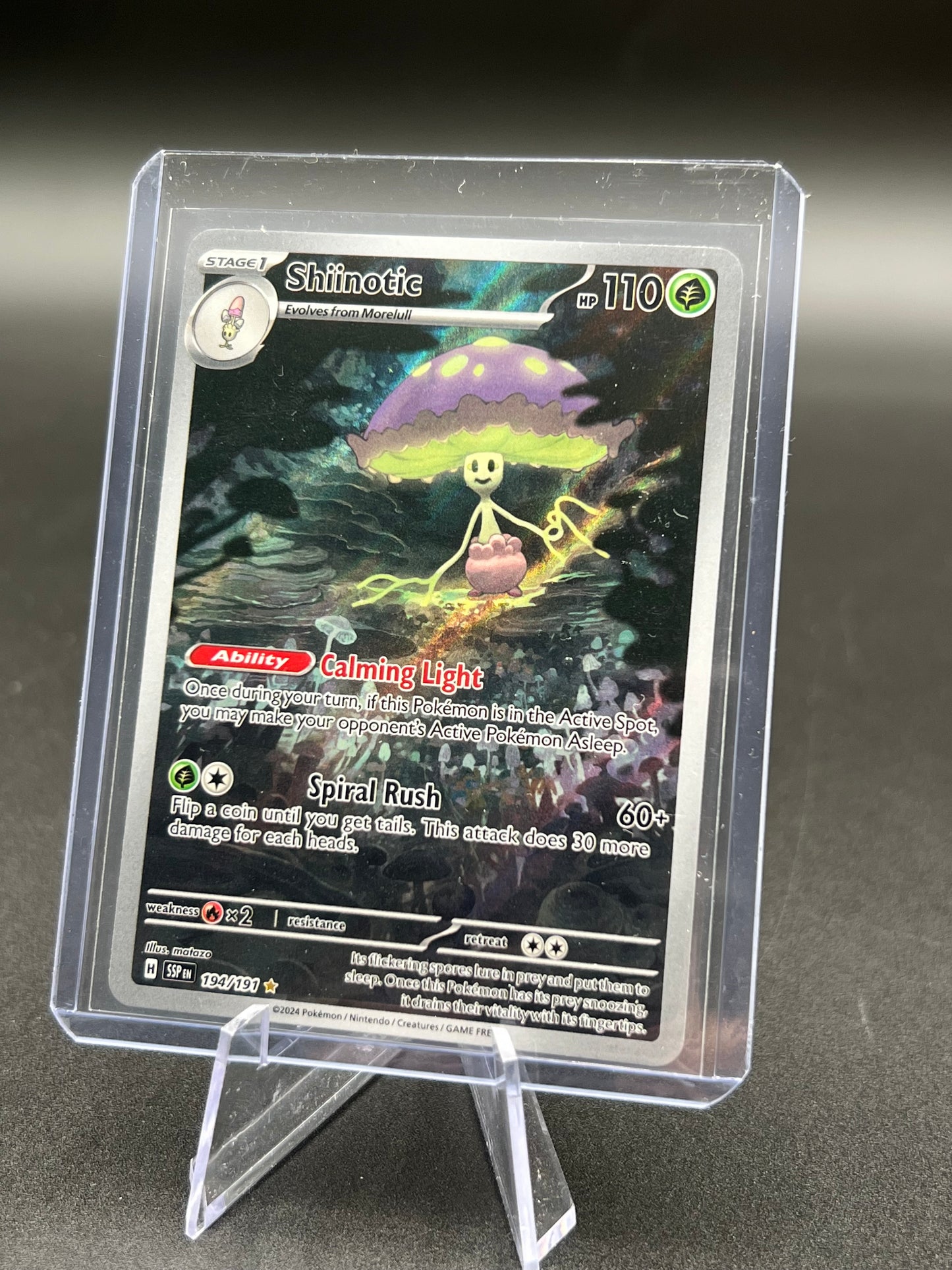 Shiinotic - 194/191 - SV08: Surging Sparks (SV08) Pokémon TCG 194/191
