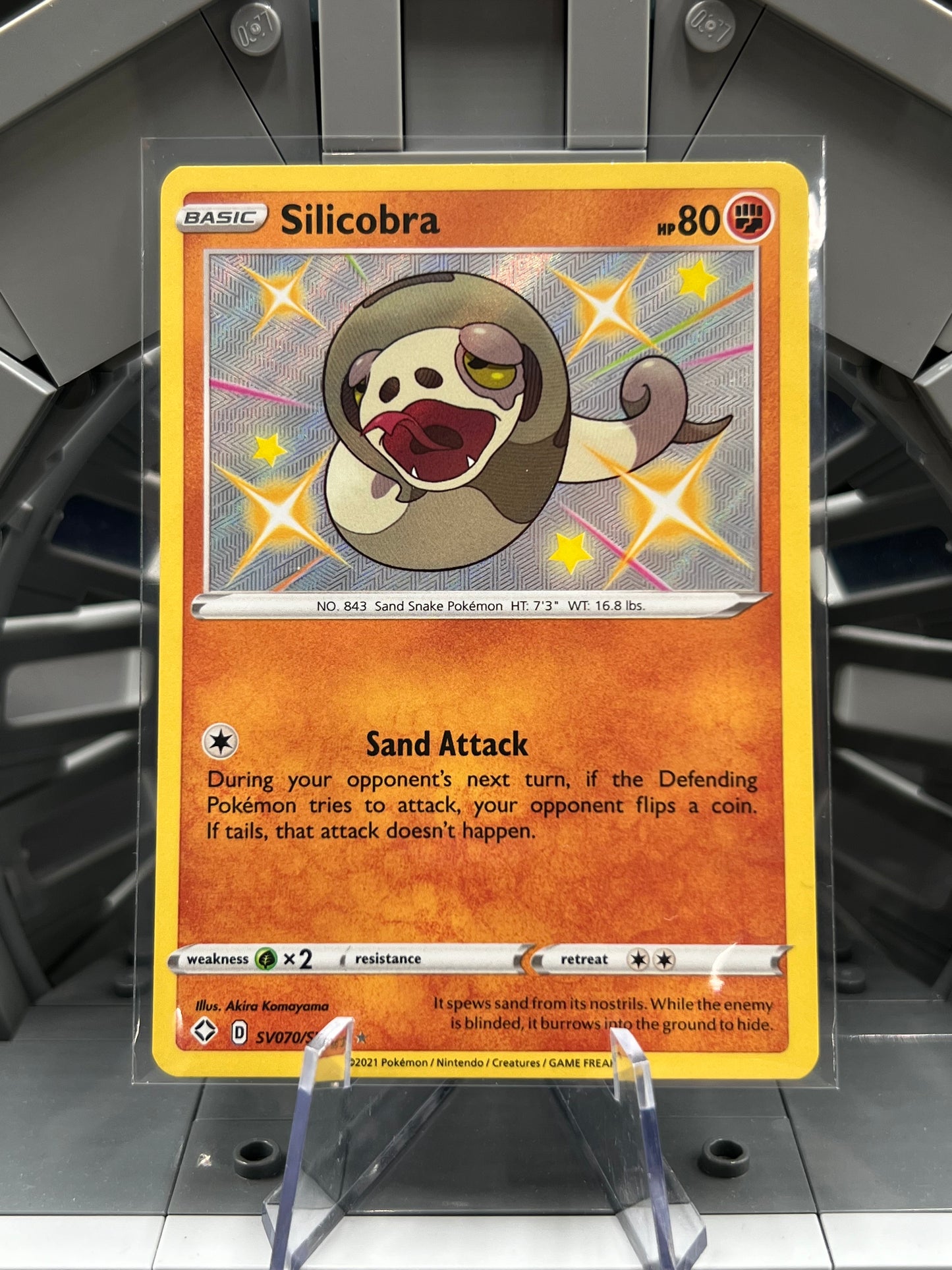 Silicobra - Shining Fates: SV070/SV122 / Shiny Holo Shiny Vault (SHFSV) Pokémon TCG