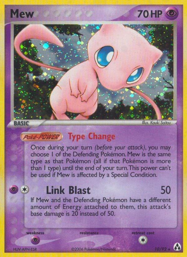 Mew Holo Holo Rare Legend Maker 10/92