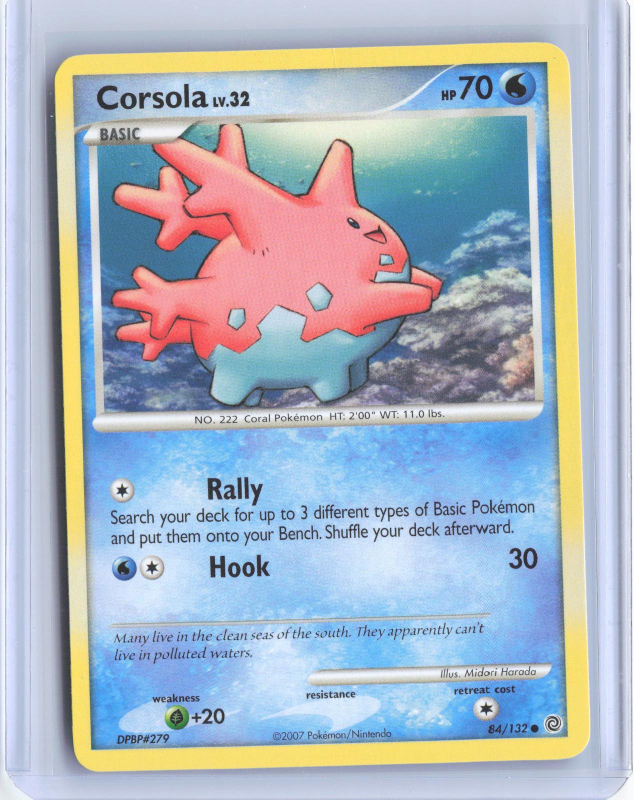 Corsola 84/132 Common Secret Wonders Pokemon TCG Card