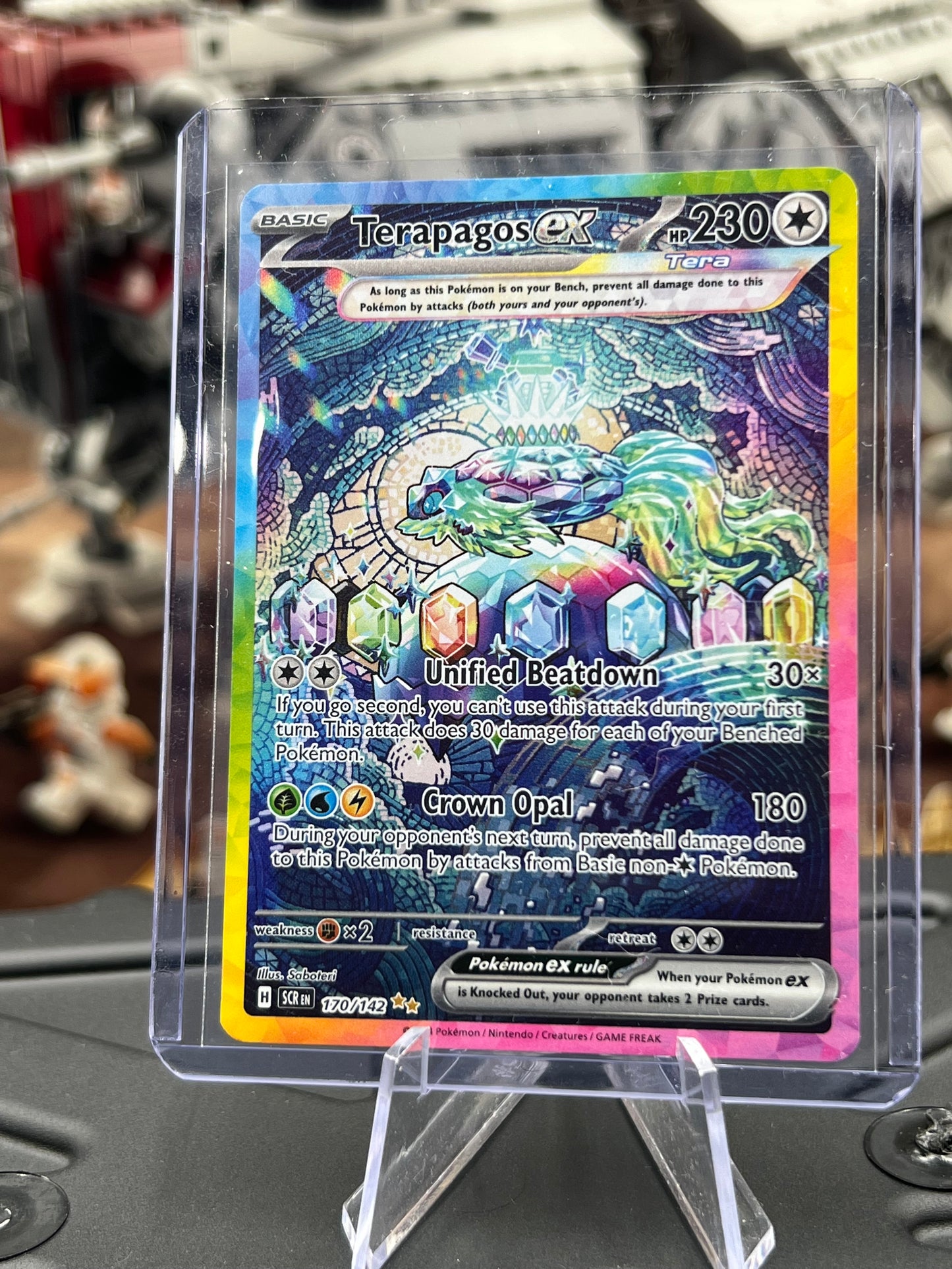 Terapagos ex - 170/142 - SV07: Stellar Crown (SCR) Pokémon TCG