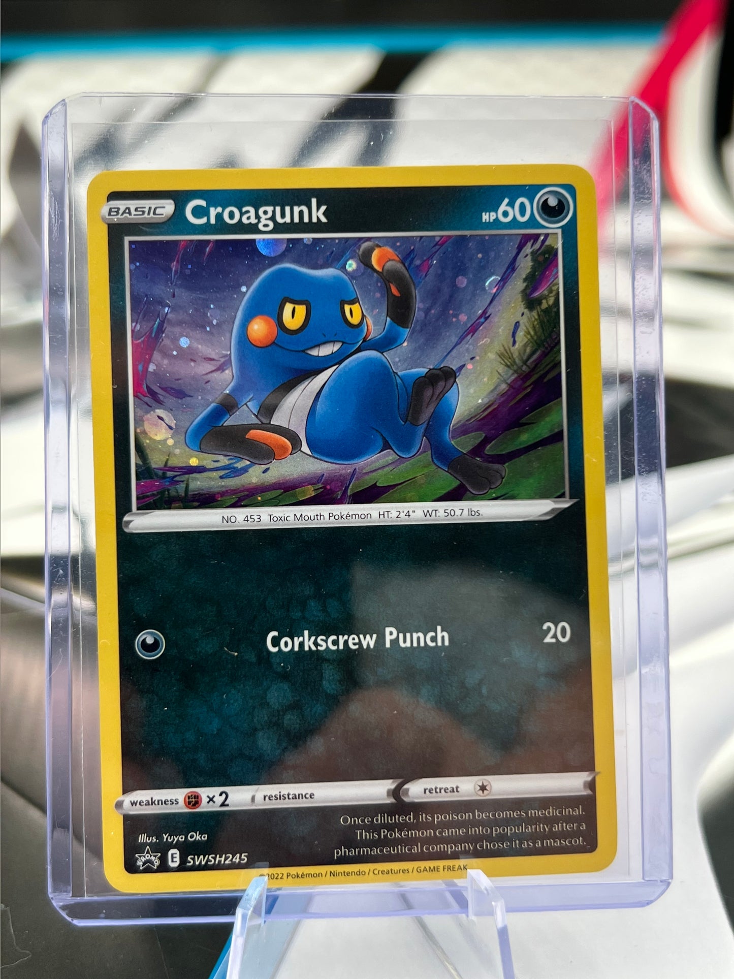 Croagunk - SWSH245 (Cosmos Holo) - SWSH: Sword & Shield Promo Cards (SWSD) Pokémon TCG