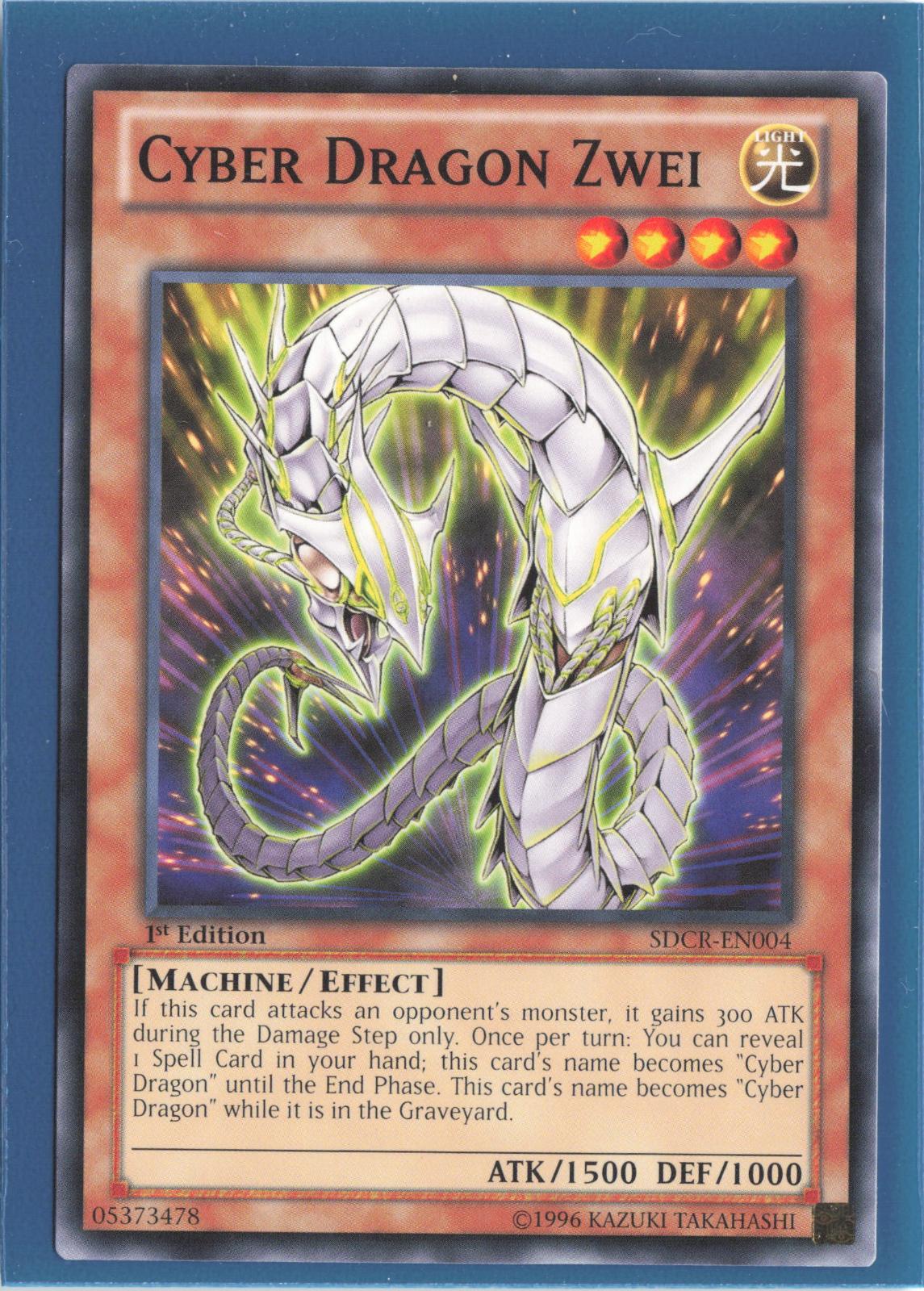 Cyber Dragon Zwei SDCR-EN004 Structure Deck: Cyber Dragon Revolution Yu-Gi-Oh 1st Edition