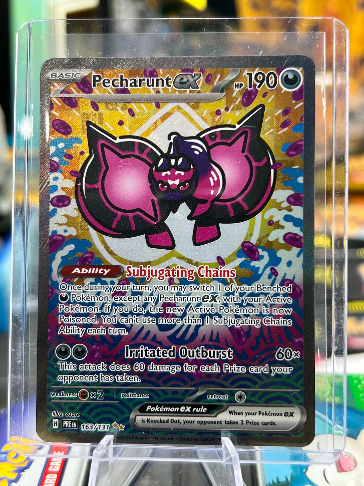 Pecharunt ex 163/131 - SV: Prismatic Evolutions (PRE) POKÉMON TCG