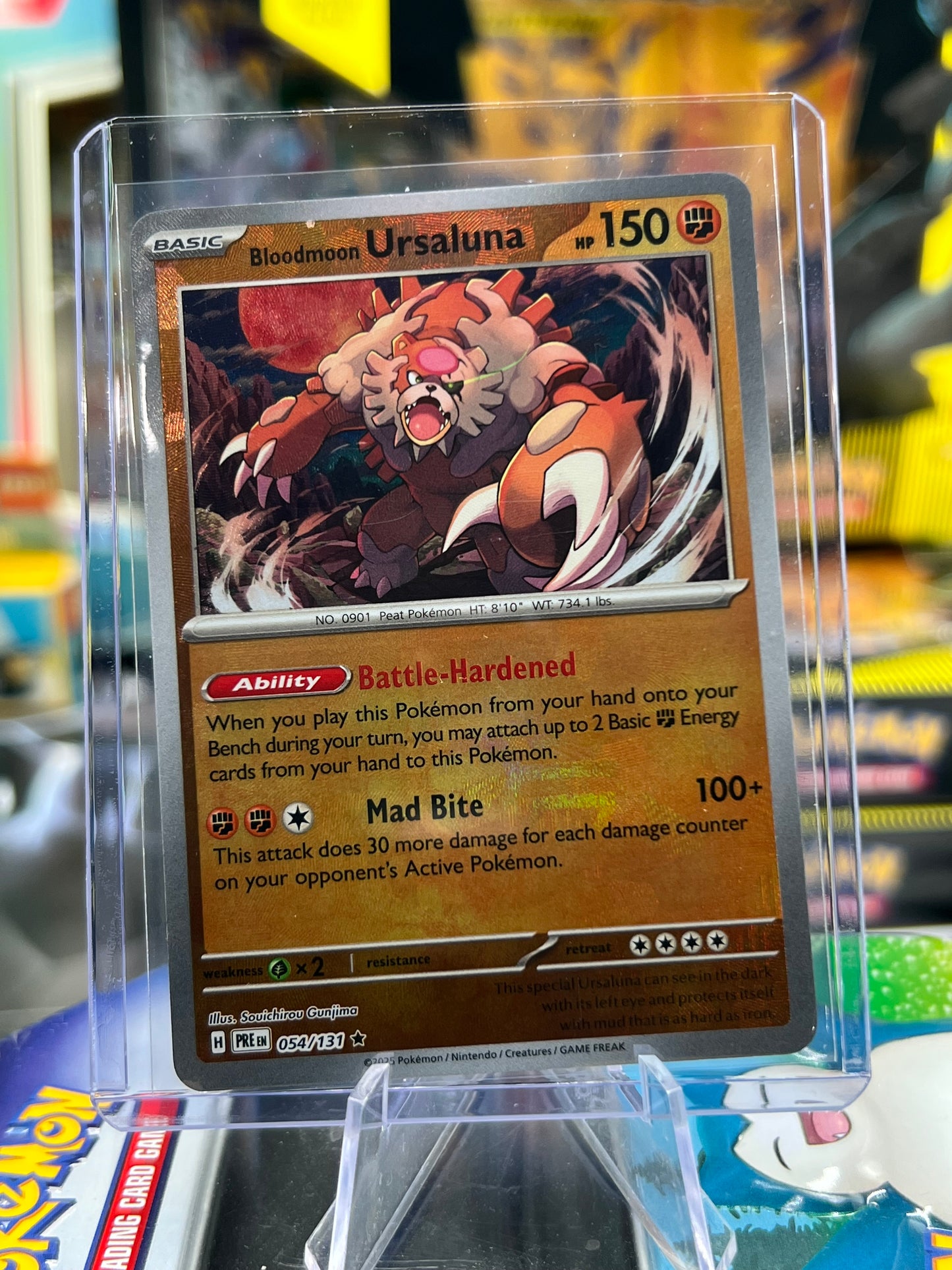 Bloodmoon Ursaluna 054/131 (Poke Ball Pattern) - SV: Prismatic Evolutions (PRE) POKÉMON TCG