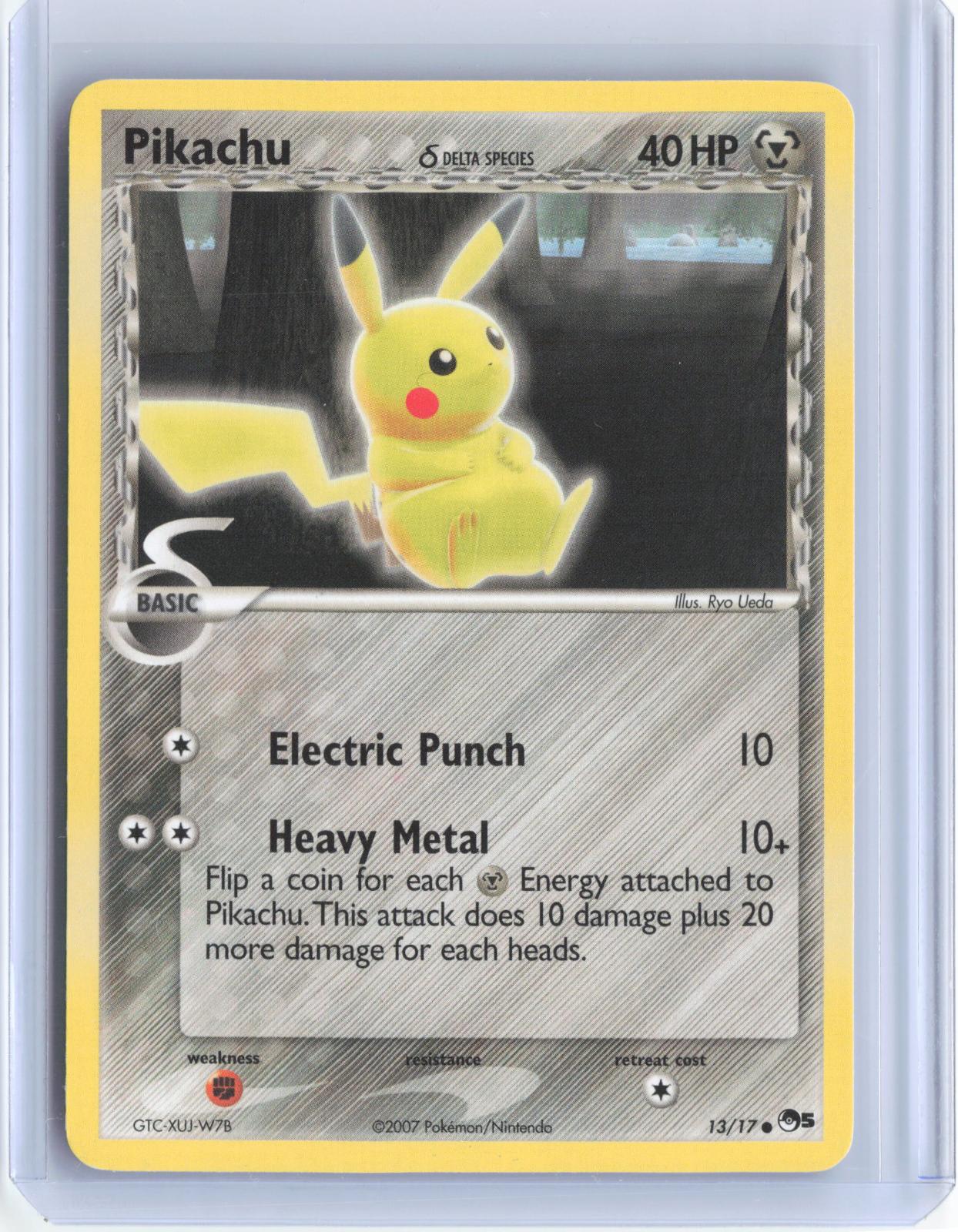 Pikachu 13/17 Common POP Series 5 Pokemon TCG Card